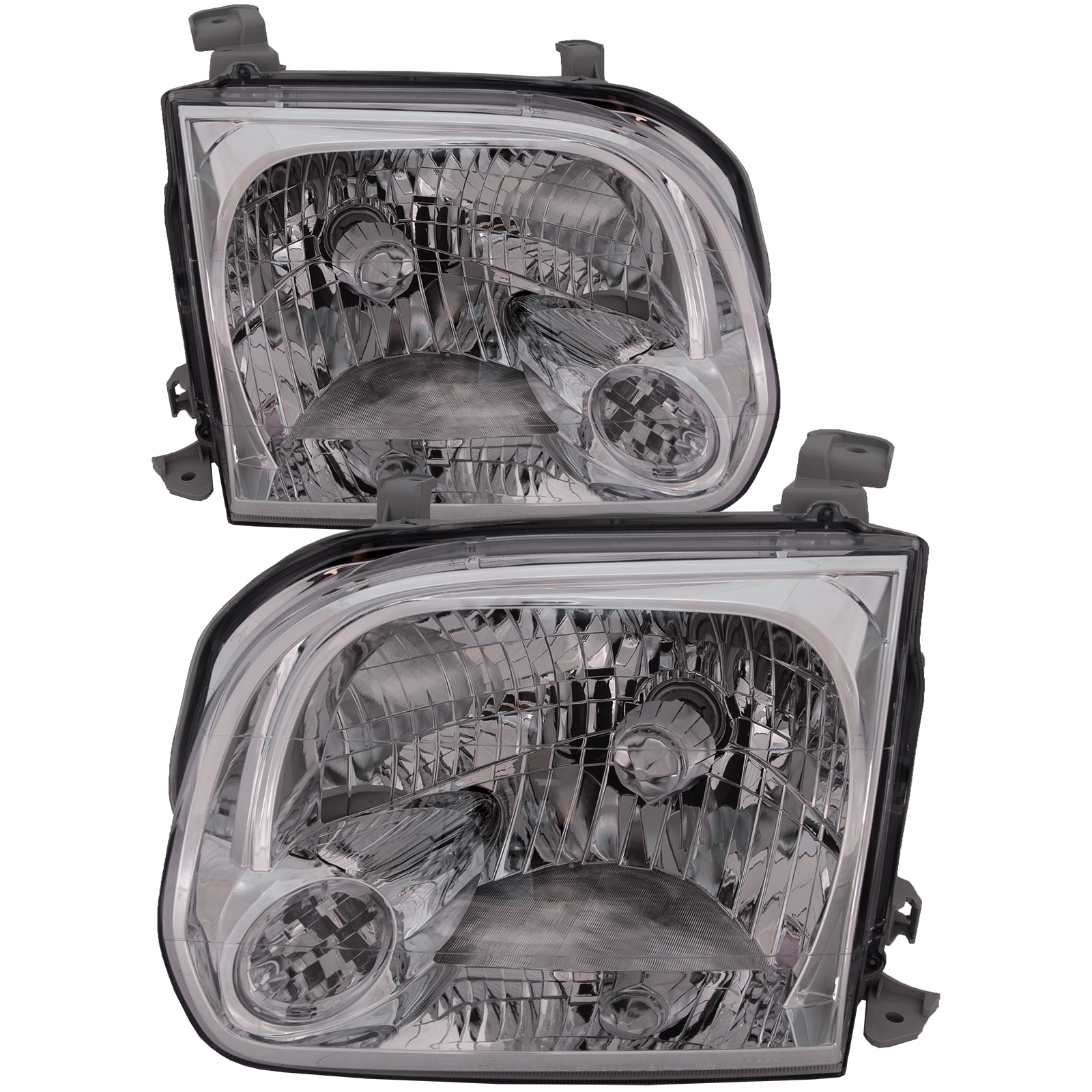 Headlight Set For 05-07 Toyota Sequoia, 05-06 Toyota Tundra; CAPA Certified