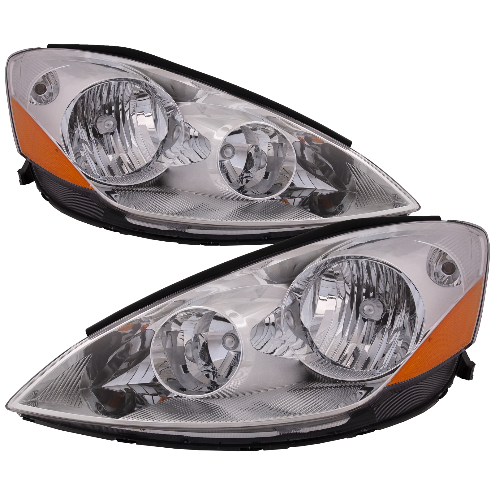 Headlight Set For 06-10 Toyota Sienna; CAPA Certified