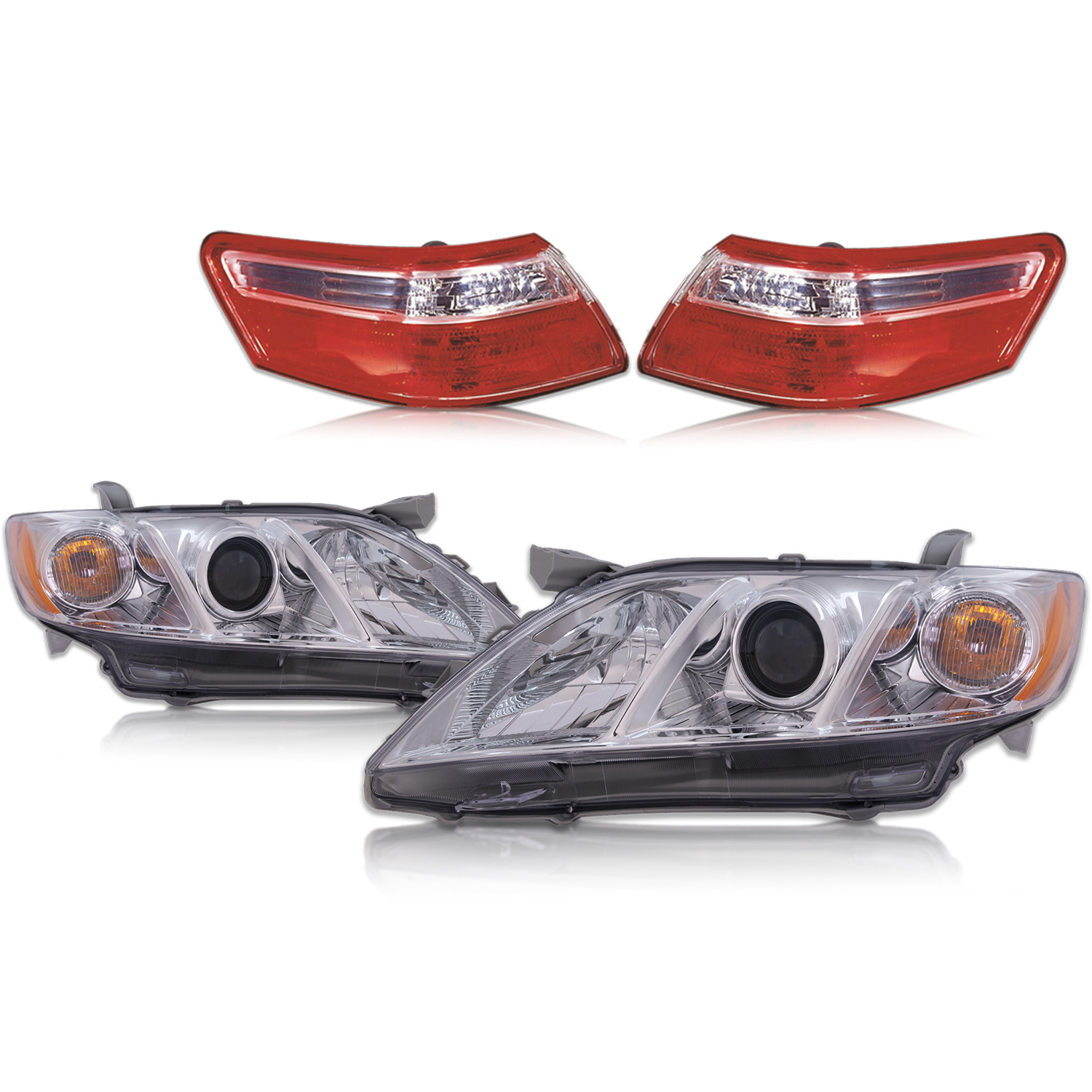 Headlight Set For 07-09 Toyota Camry; CAPA Certified