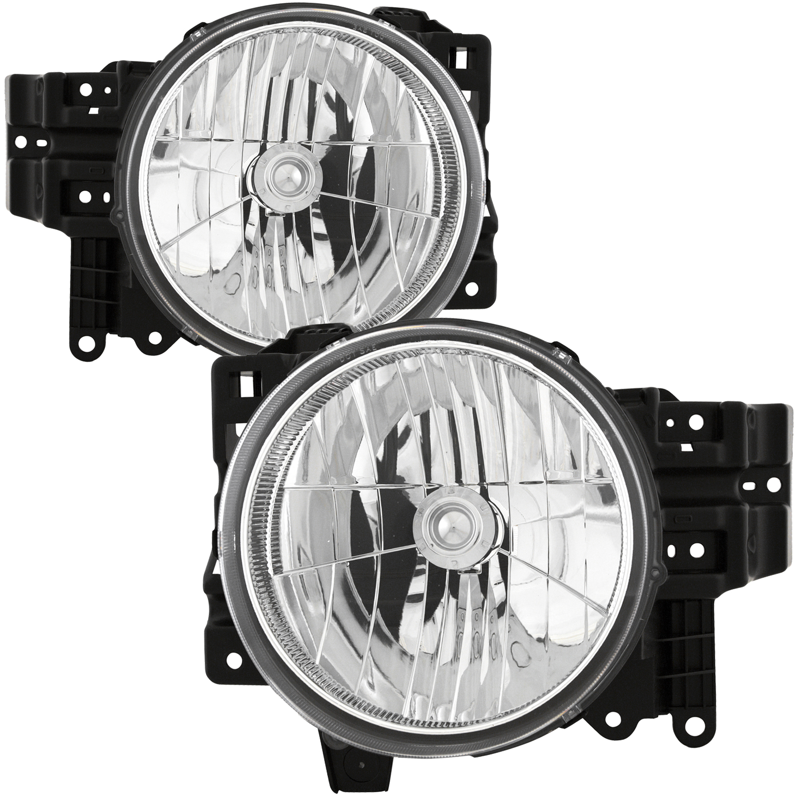 Headlight Set For 07-14 Toyota FJ Cruiser; CAPA Certified