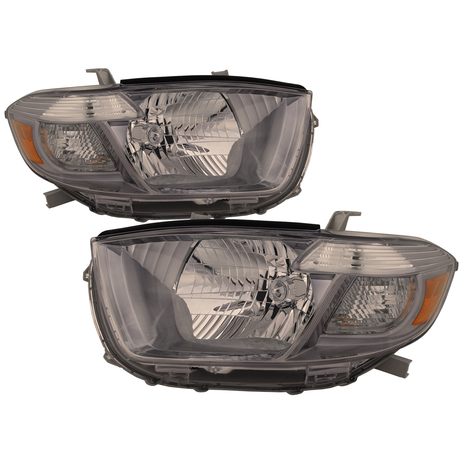 Headlight Set For 08-10 Toyota Highlander; CAPA Certified