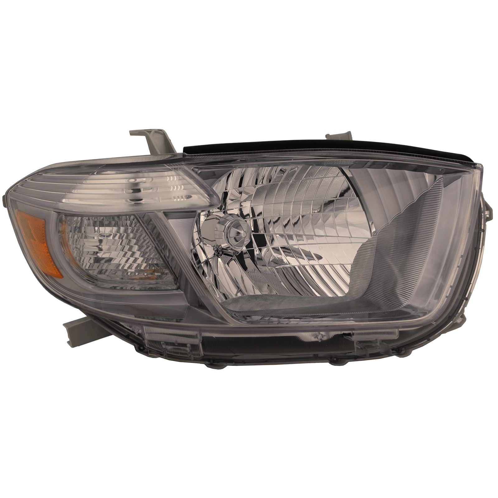 Right Passenger Side Headlight For 08-10 Toyota Highlander; CAPA Certified