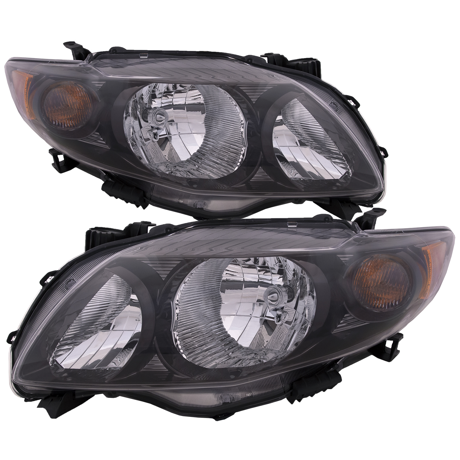 Headlight Set For 09-10 Toyota Corolla; CAPA Certified