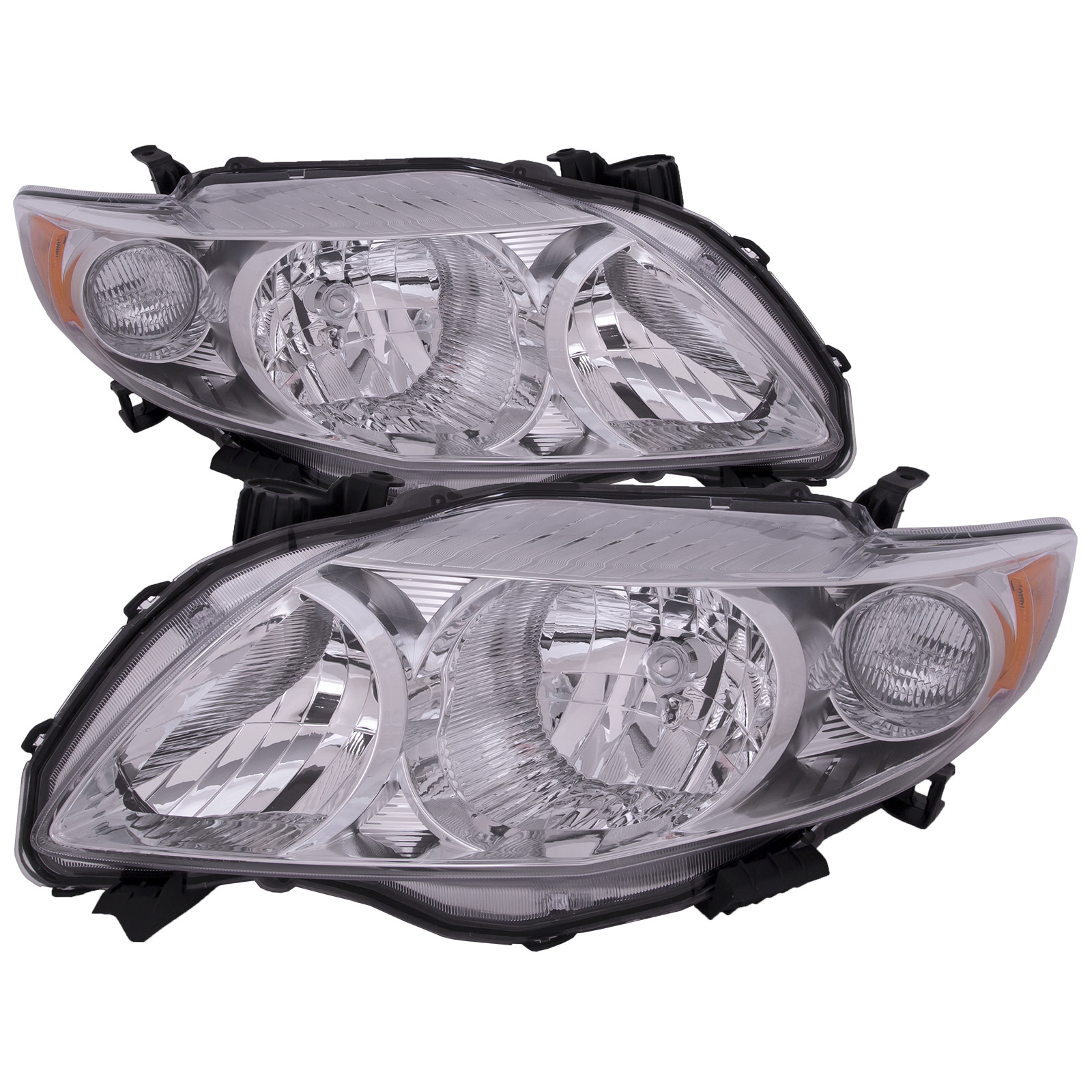 Headlight Set For 09-10 Toyota Corolla; CAPA Certified