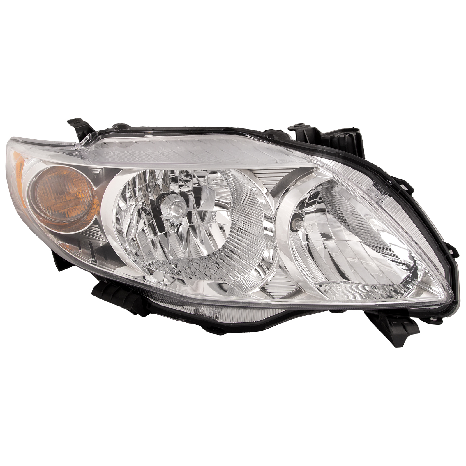 Right Passenger Side Headlight For 09-10 Toyota Corolla; CAPA Certified