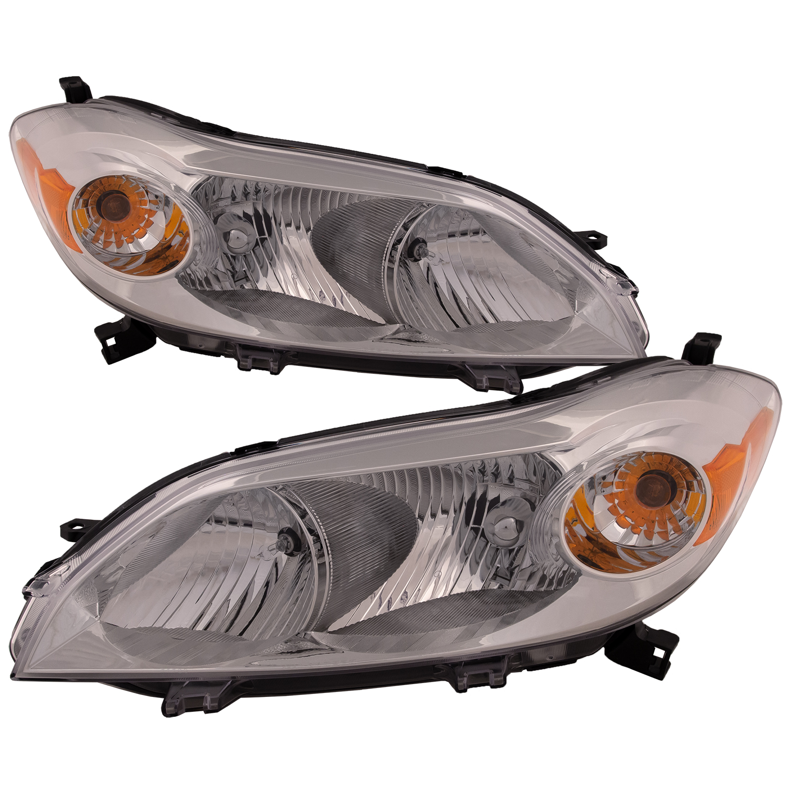 Headlight Set For 09-14 Toyota Matrix; CAPA Certified