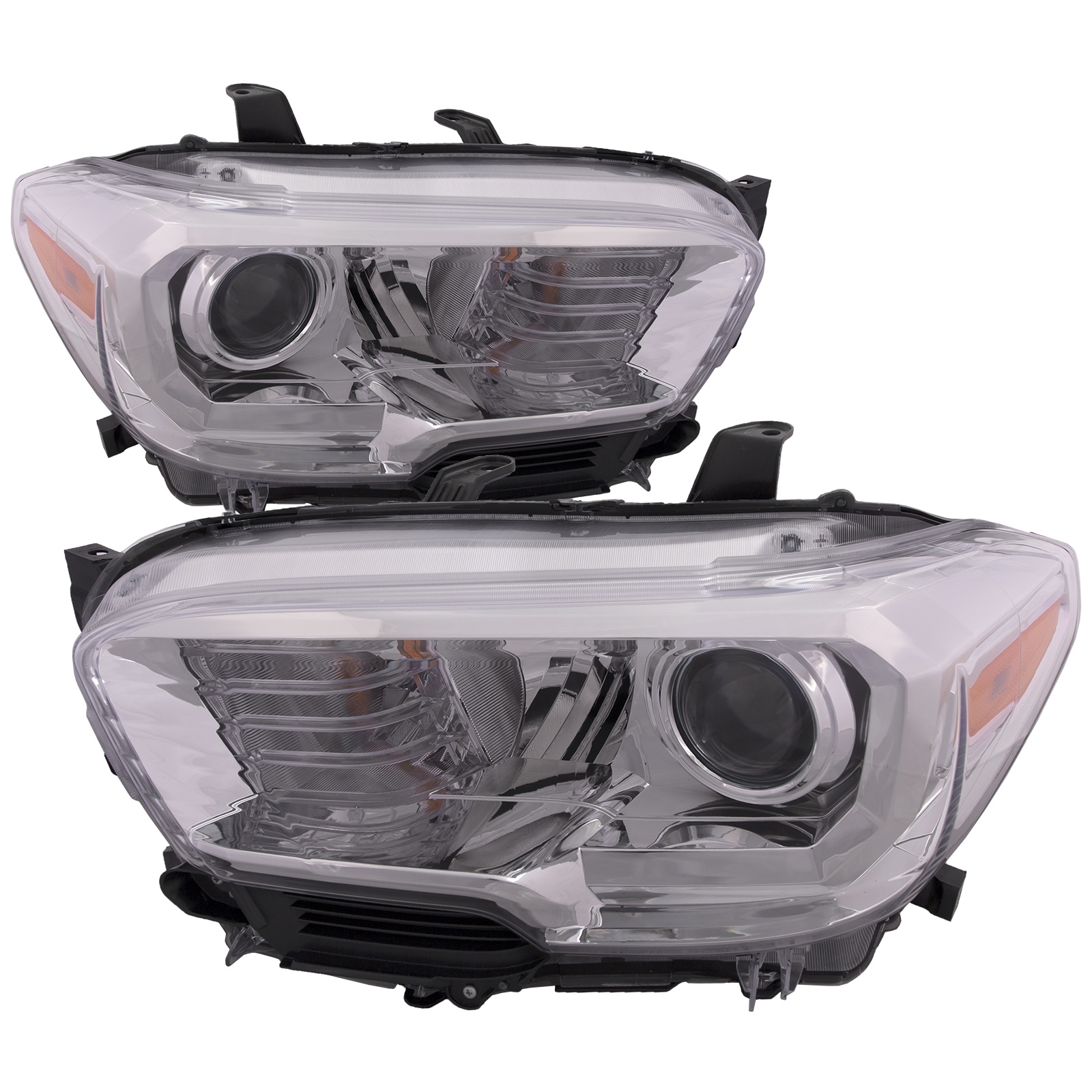 Headlight Set For 16-18 Toyota Tacoma; CAPA Certified