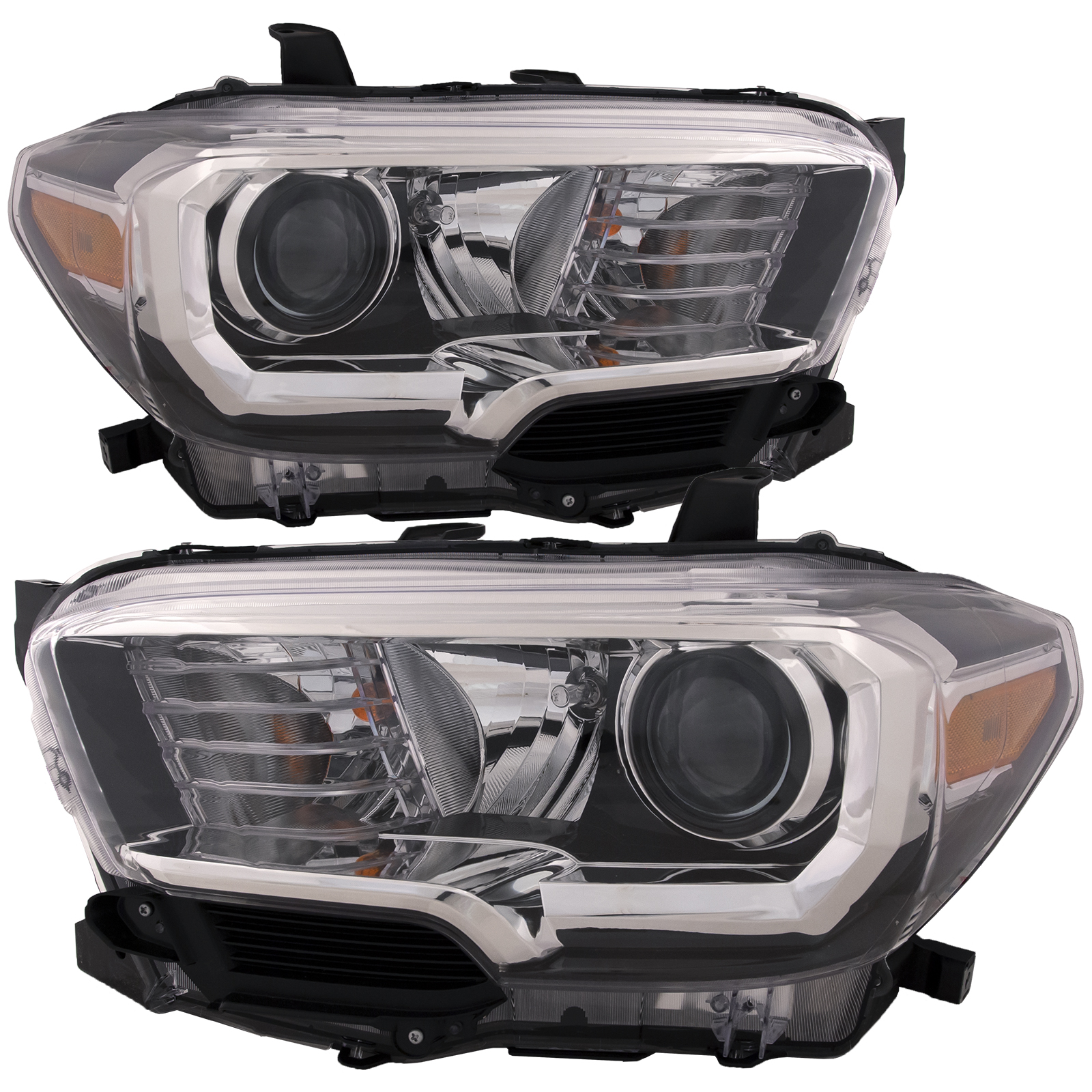 Headlight Set For 16-17 Toyota Tacoma; CAPA Certified