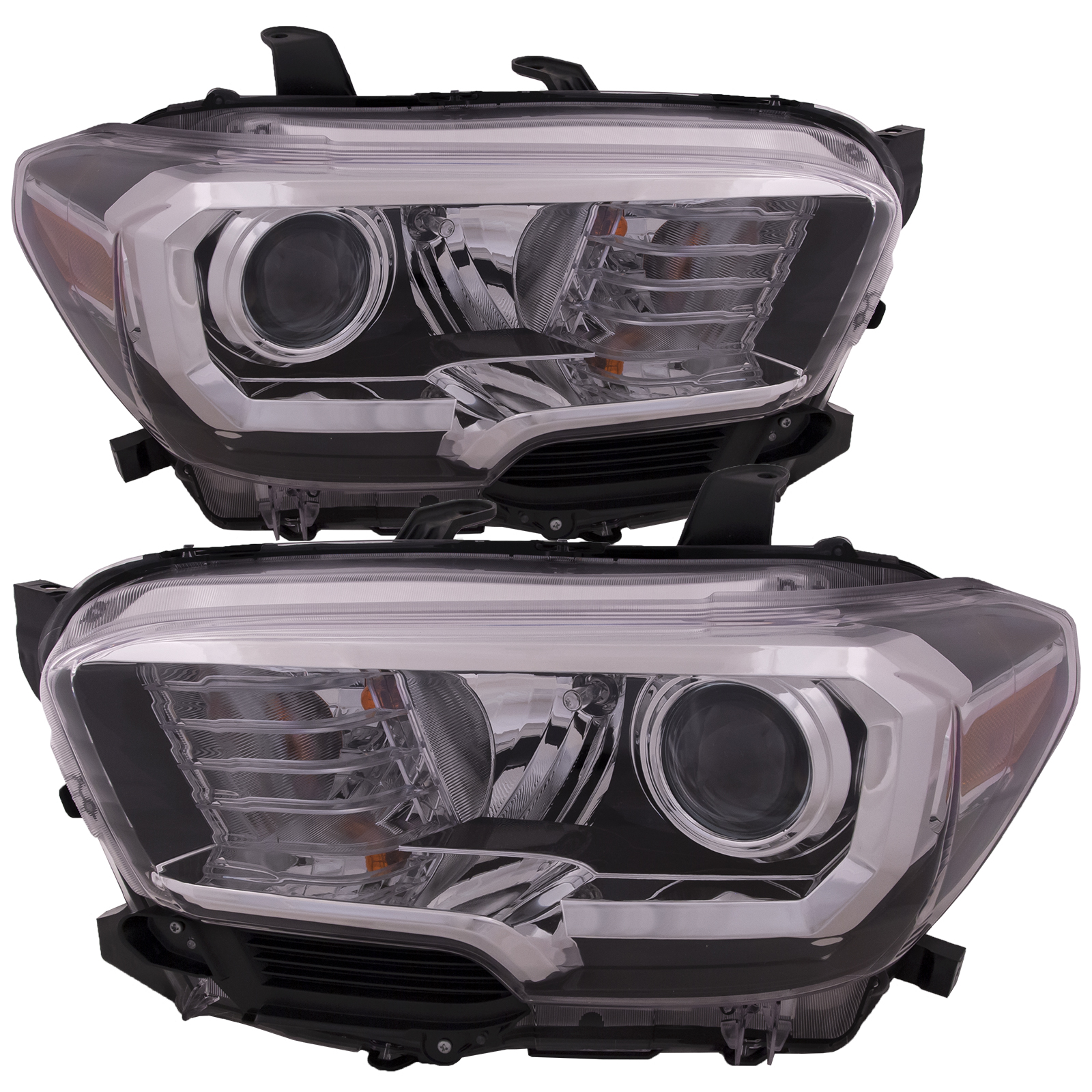 Headlight Set For 18-19 Toyota Tacoma; CAPA Certified
