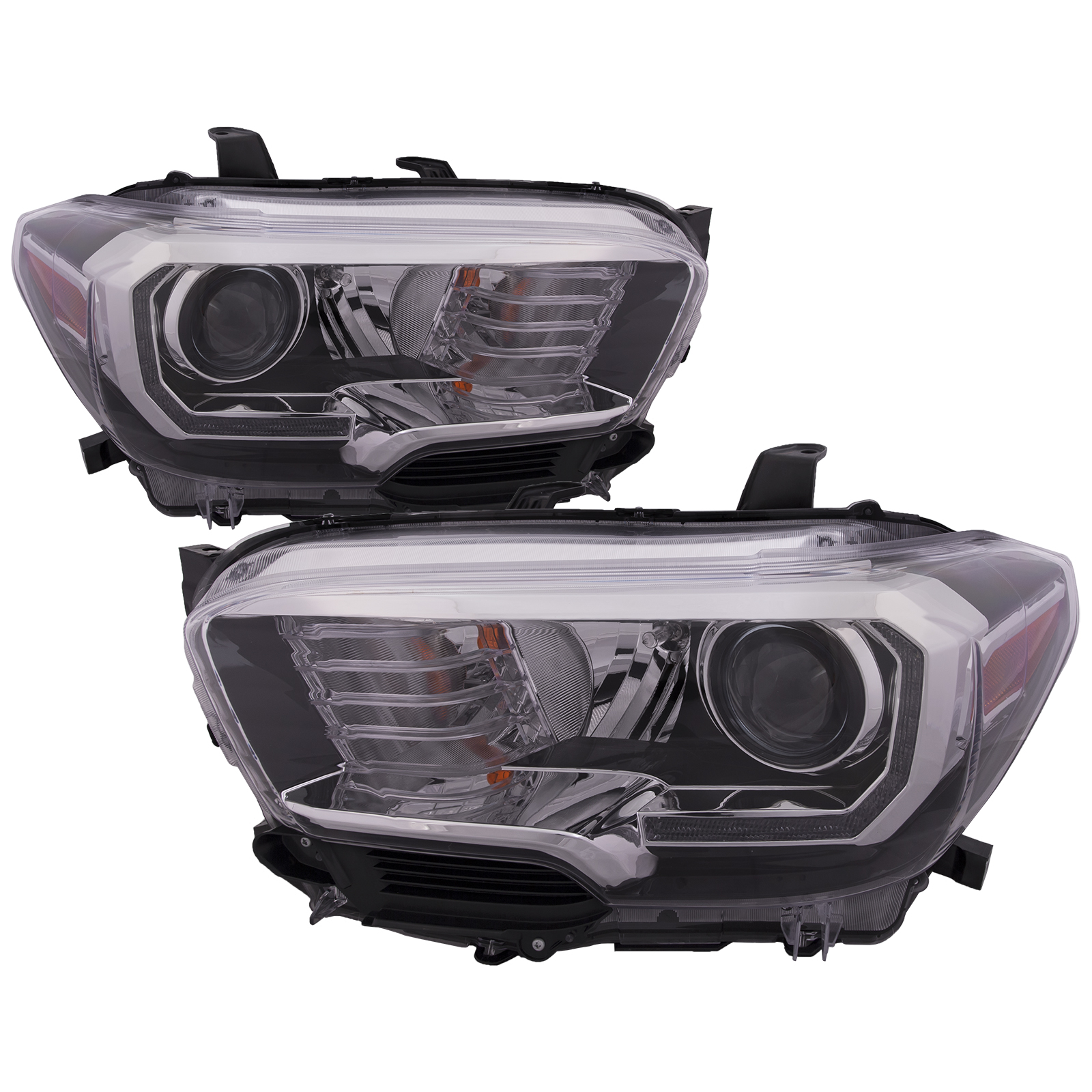 Headlight Set For 15-23 Toyota Tacoma; CAPA Certified