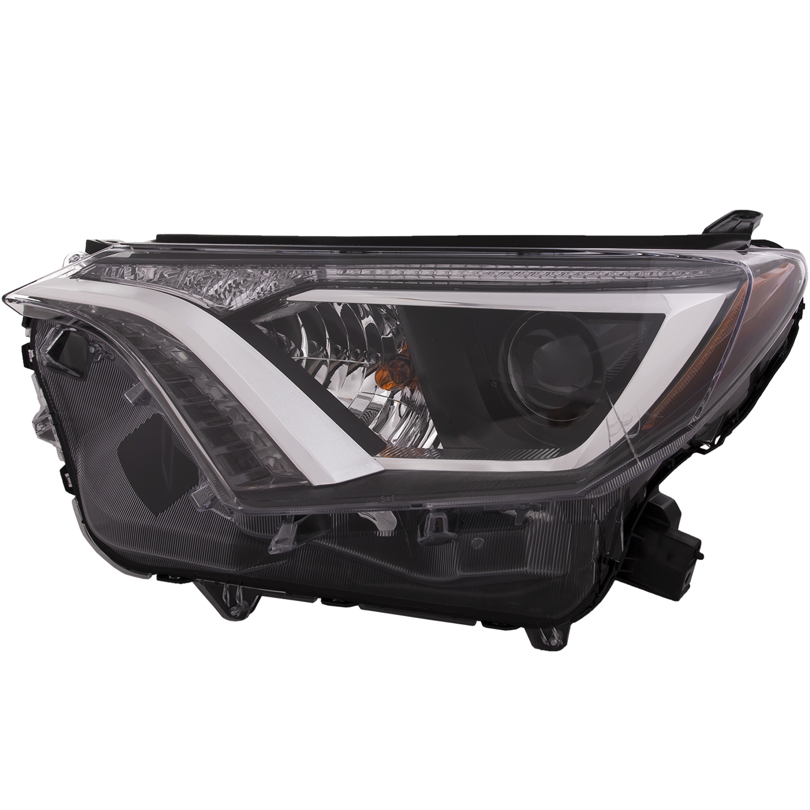 Left Driver Side Headlight For 16-18 Toyota RAV4; CAPA Certified