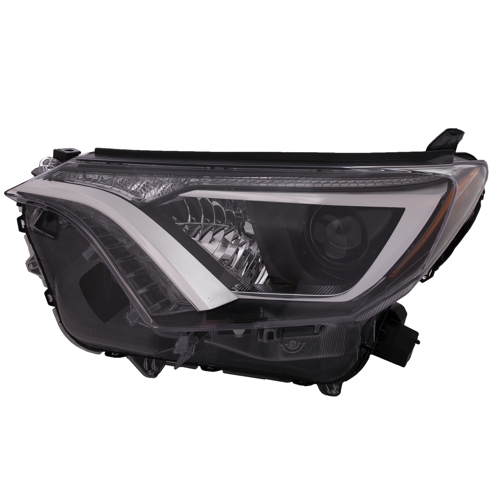 Left Driver Side Headlight For 16-18 Toyota RAV4; CAPA Certified