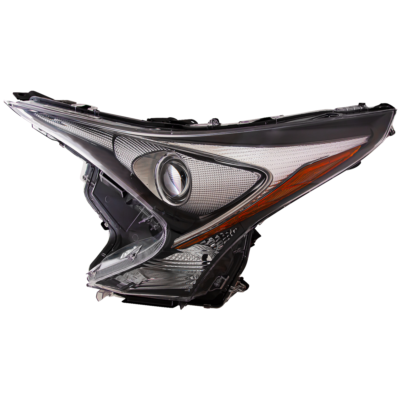 Left Driver Side Headlight For 16-18 Toyota Prius; CAPA Certified