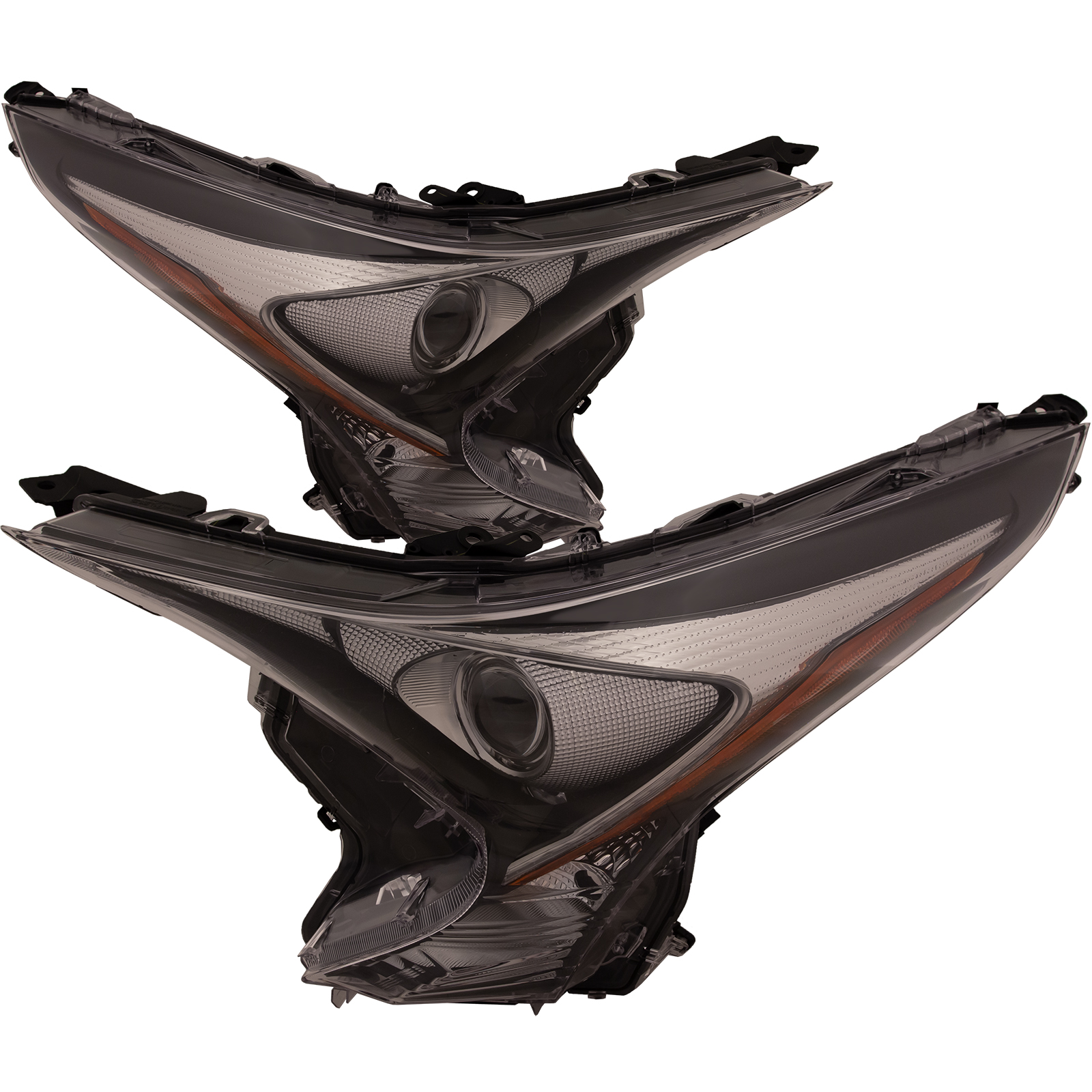 Headlight Set For 16-18 Toyota Prius; CAPA Certified