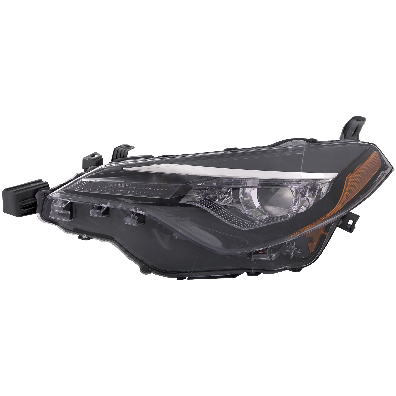 Left Driver Side Headlight For 17-19 Toyota Corolla; CAPA Certified
