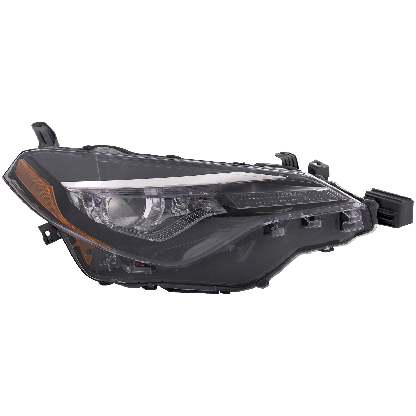 Right Passenger Side Headlight For 17-19 Toyota Corolla; CAPA Certified