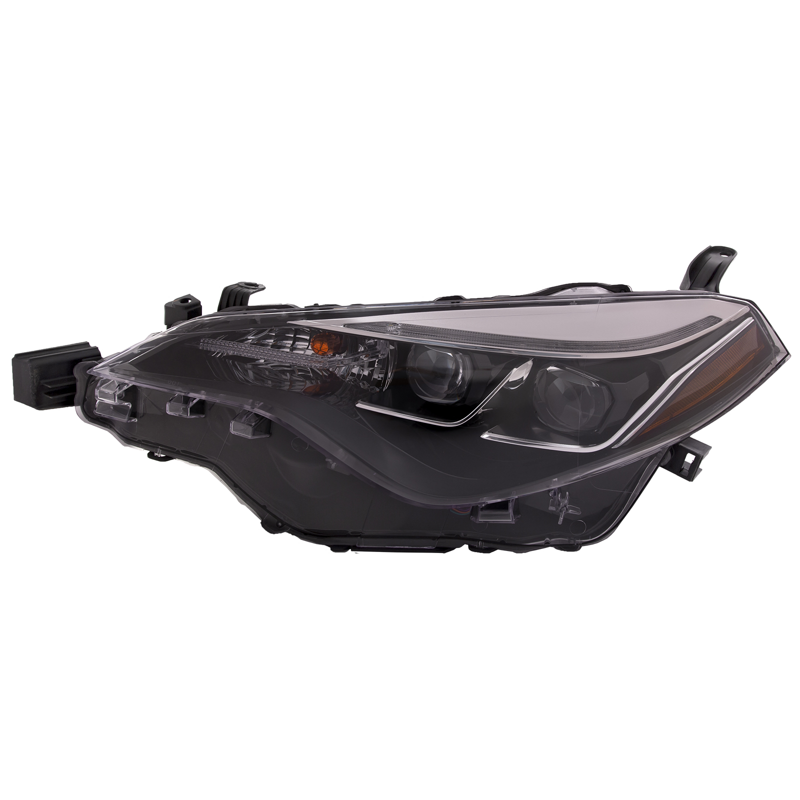 Left Driver Side Headlight For 17-19 Toyota Corolla; CAPA Certified
