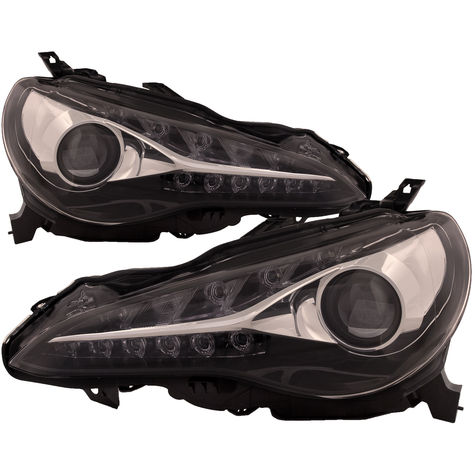 Headlight Set For 17-20 Toyota 86; CAPA Certified