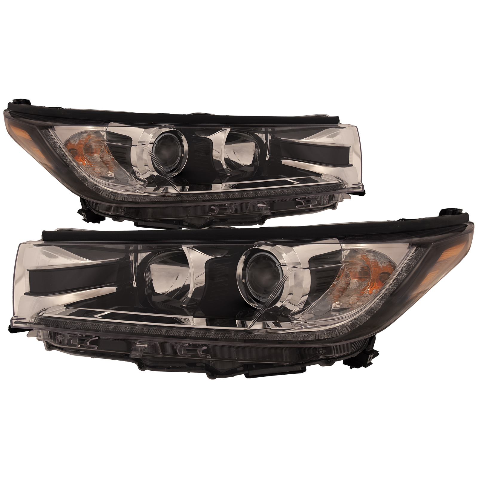 Headlight Set For 19 Toyota Highlander; CAPA Certified
