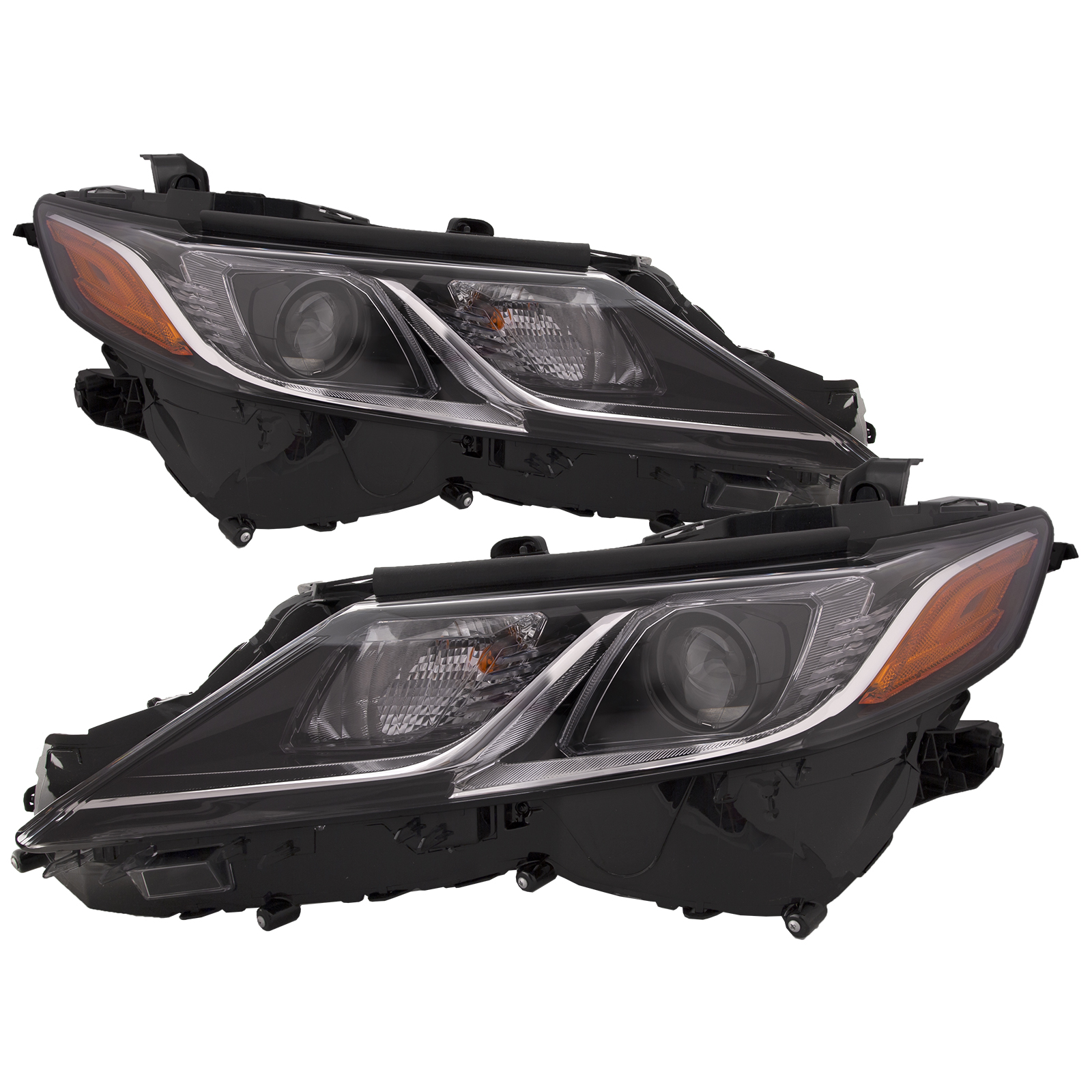 Headlight Set For 18 Toyota Camry; CAPA Certified