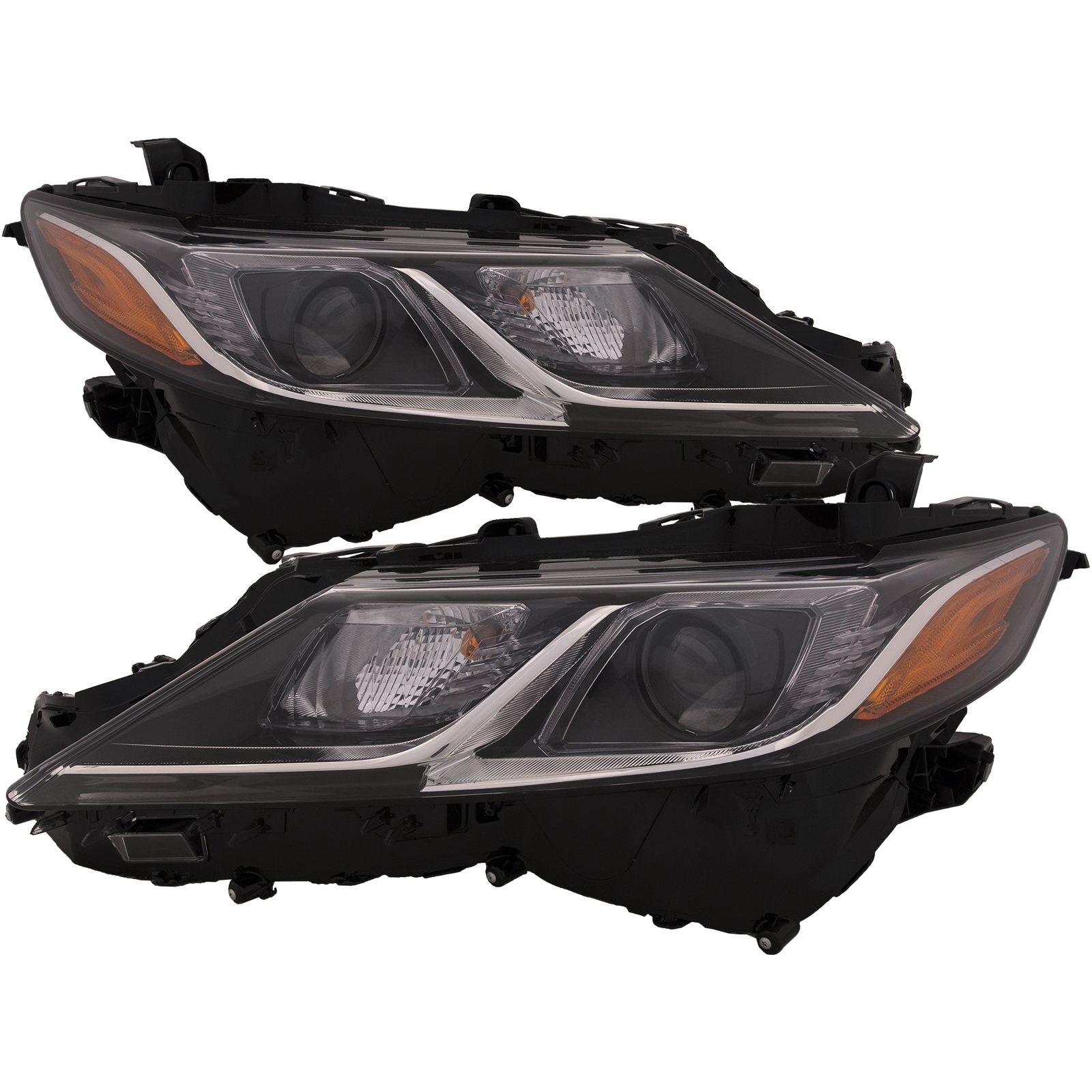 Headlight Set For 19-24 Toyota Camry; CAPA Certified