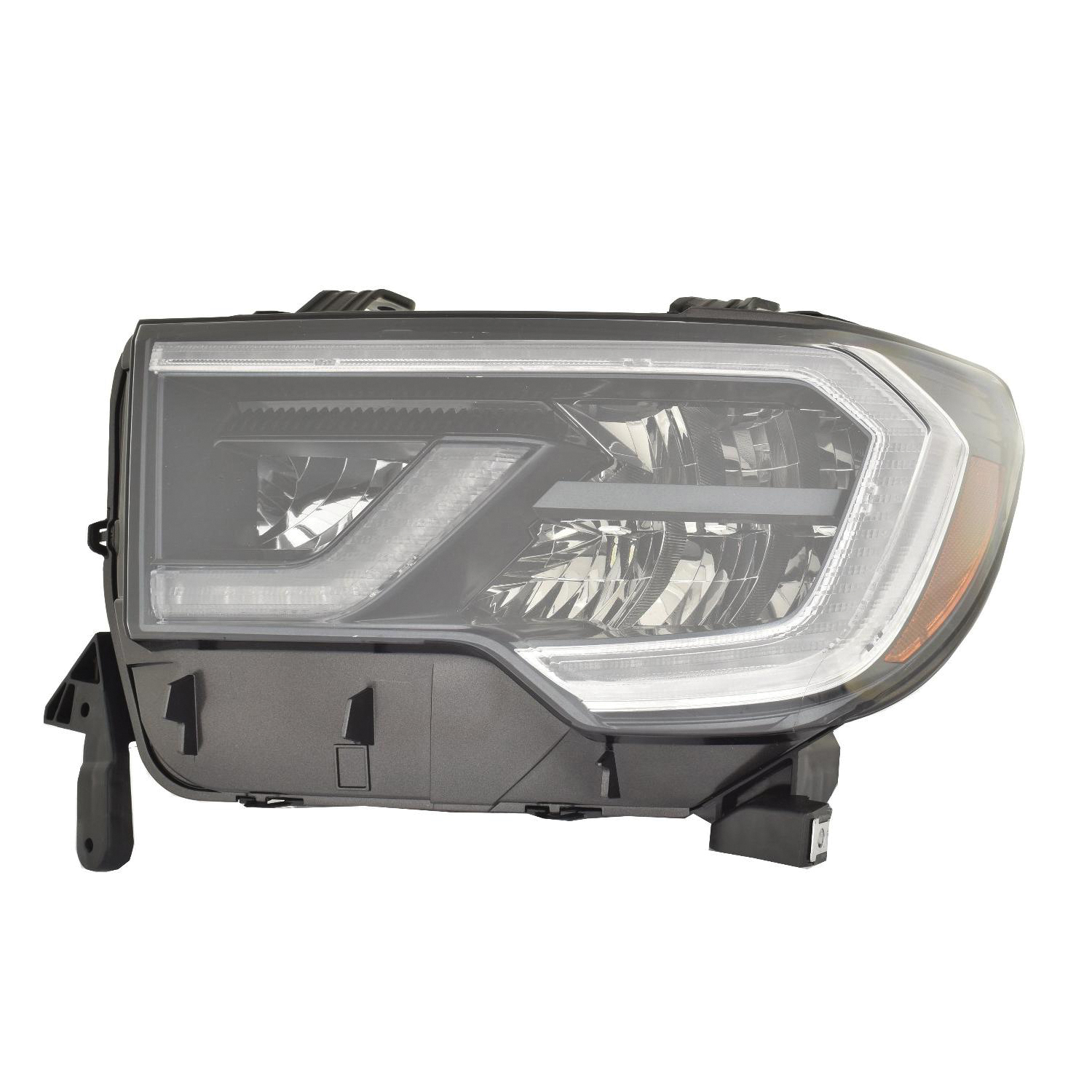 Left Driver Side Headlight For 18-22 Toyota Sequoia; CAPA Certified