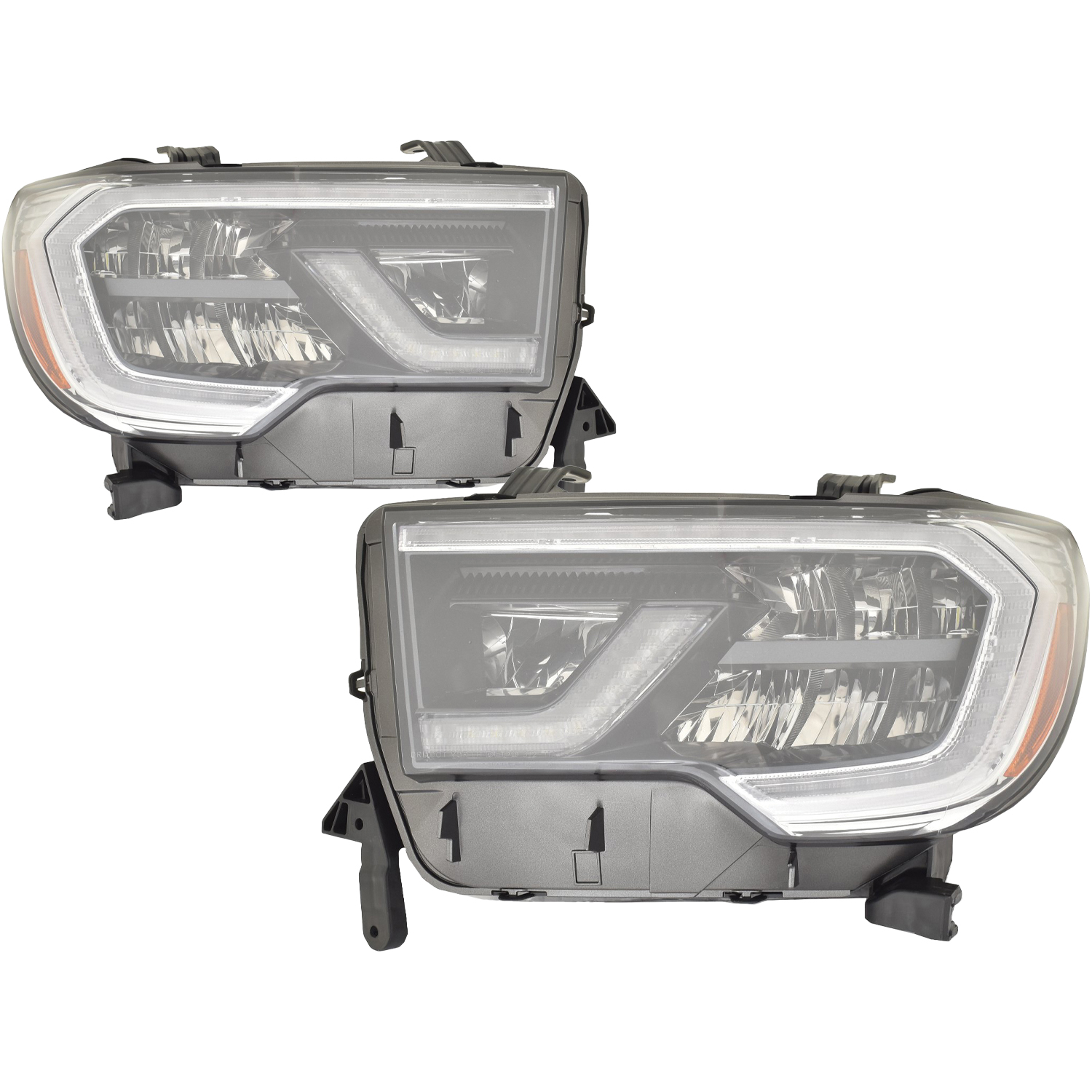 Headlight Set For 18-22 Toyota Sequoia; CAPA Certified