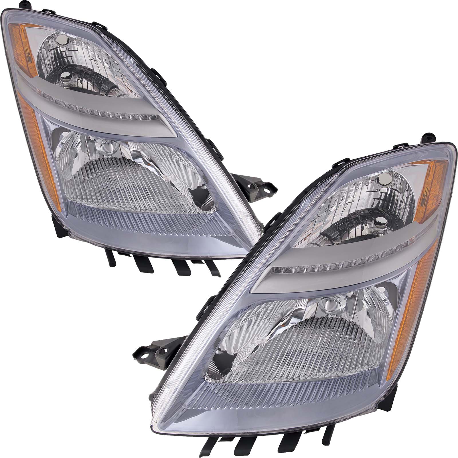 Headlight Set For 06-09 Toyota Prius; CAPA Certified