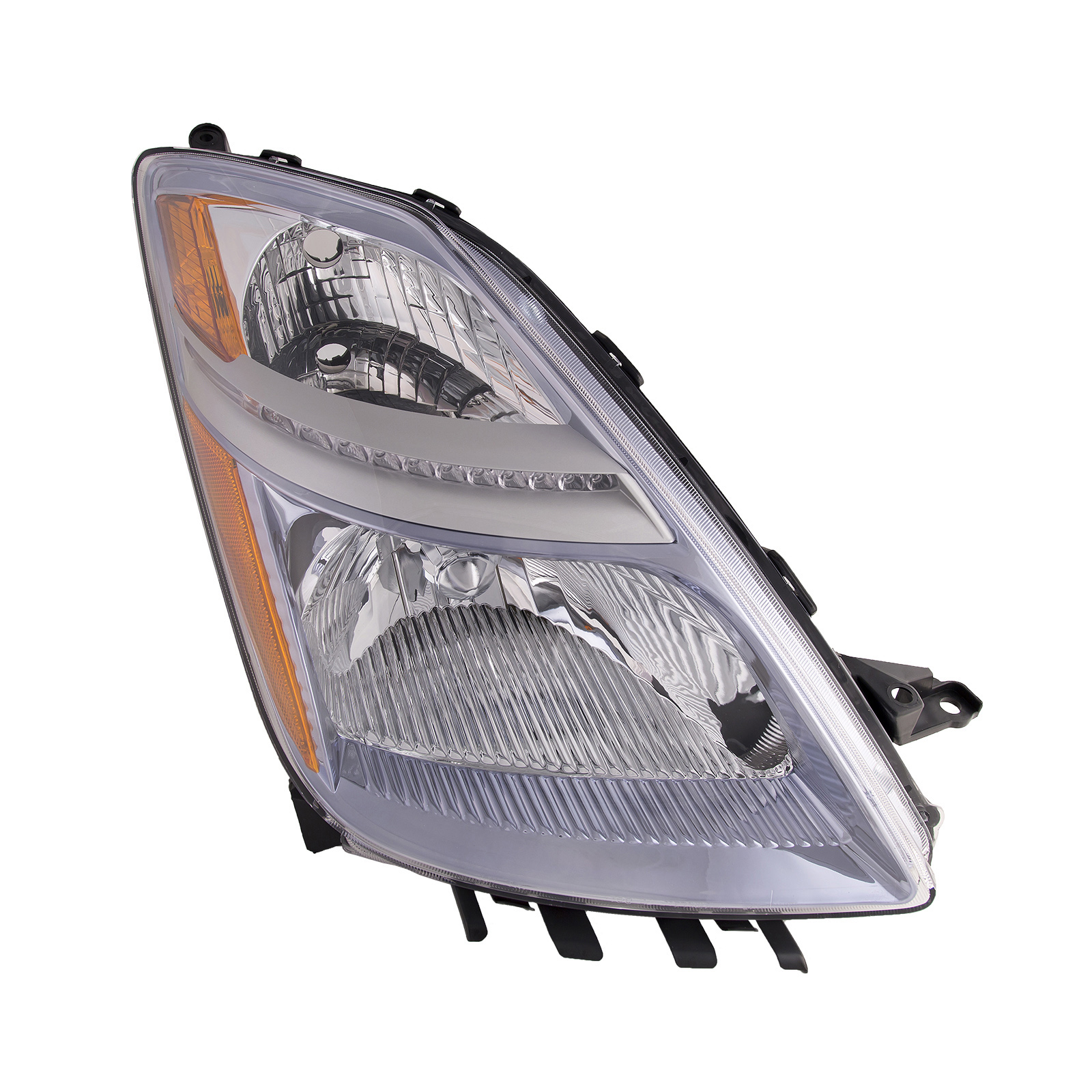 Right Passenger Side Headlight For 06-09 Toyota Prius; CAPA Certified