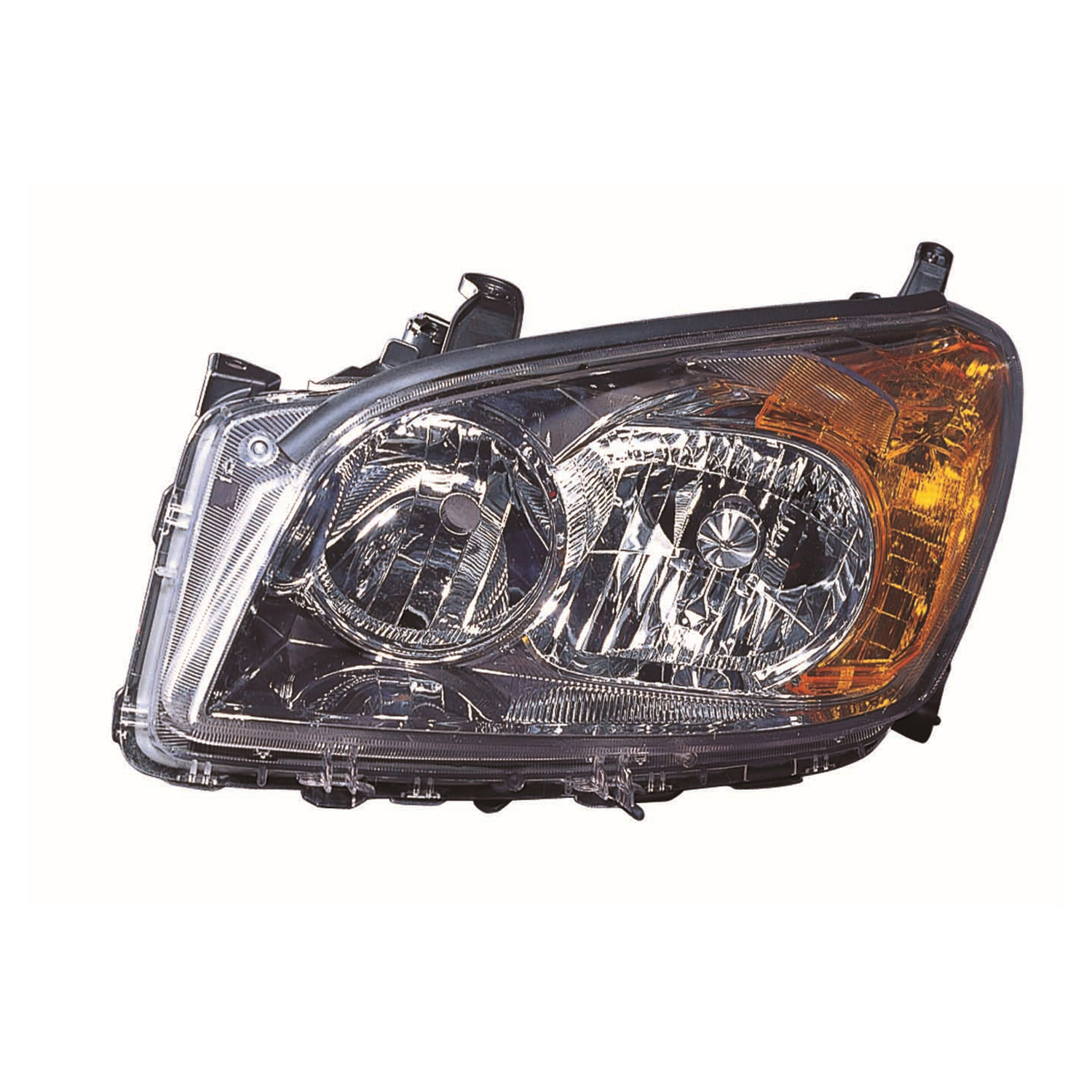 Left Driver Side Headlight For 09-12 Toyota RAV4; CAPA Certified