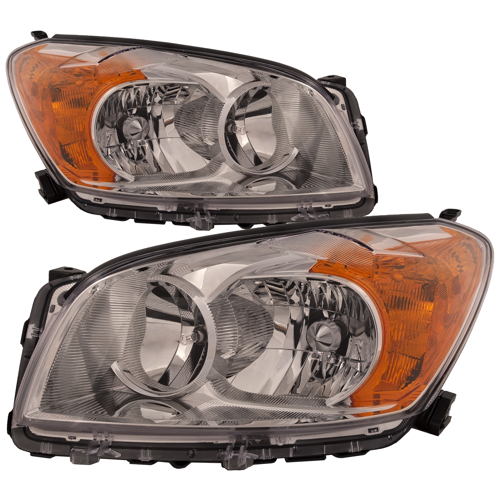 Headlight Set For 09-12 Toyota RAV4; CAPA Certified