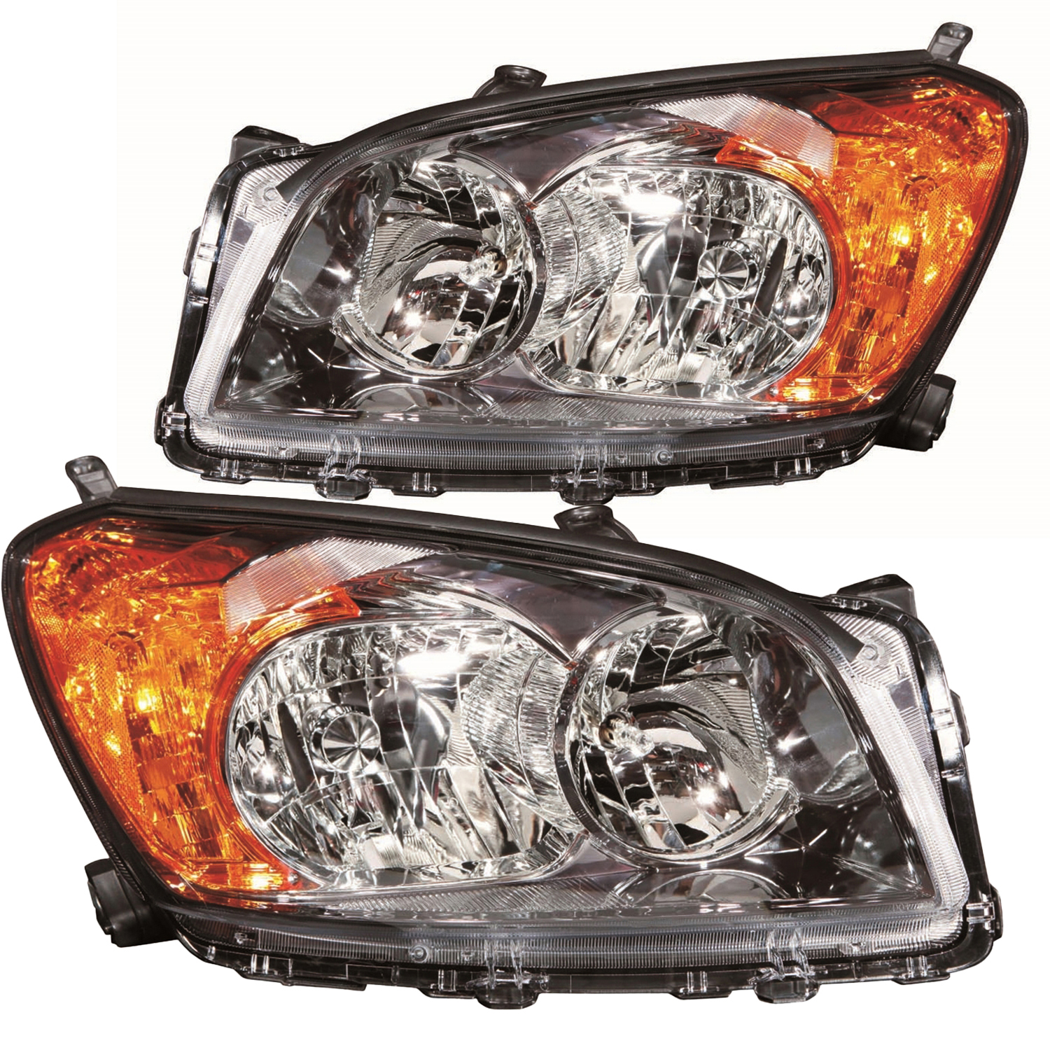 Headlight Set For 09-12 Toyota RAV4; CAPA Certified