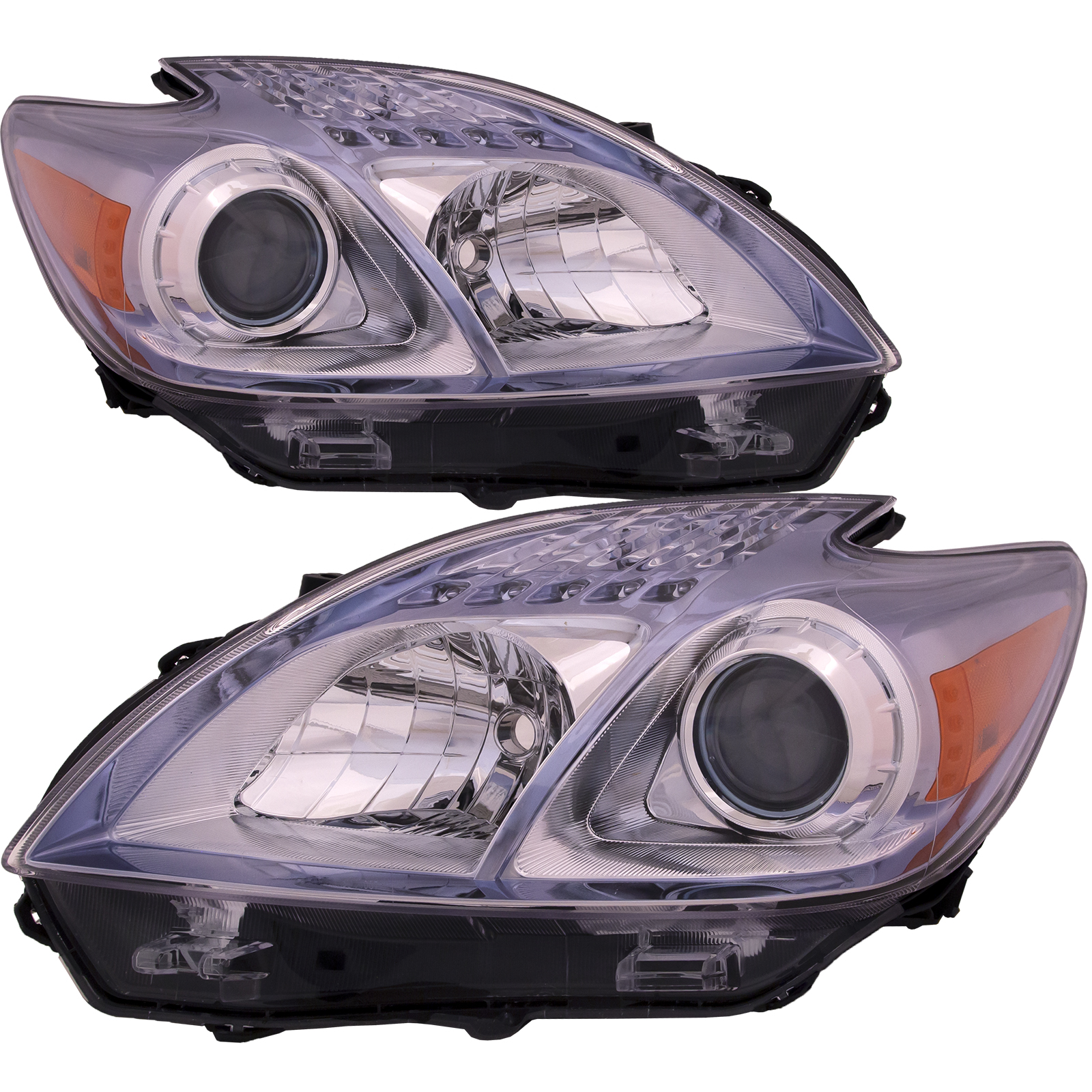 Headlight Set For 10-11 Toyota Prius; CAPA Certified