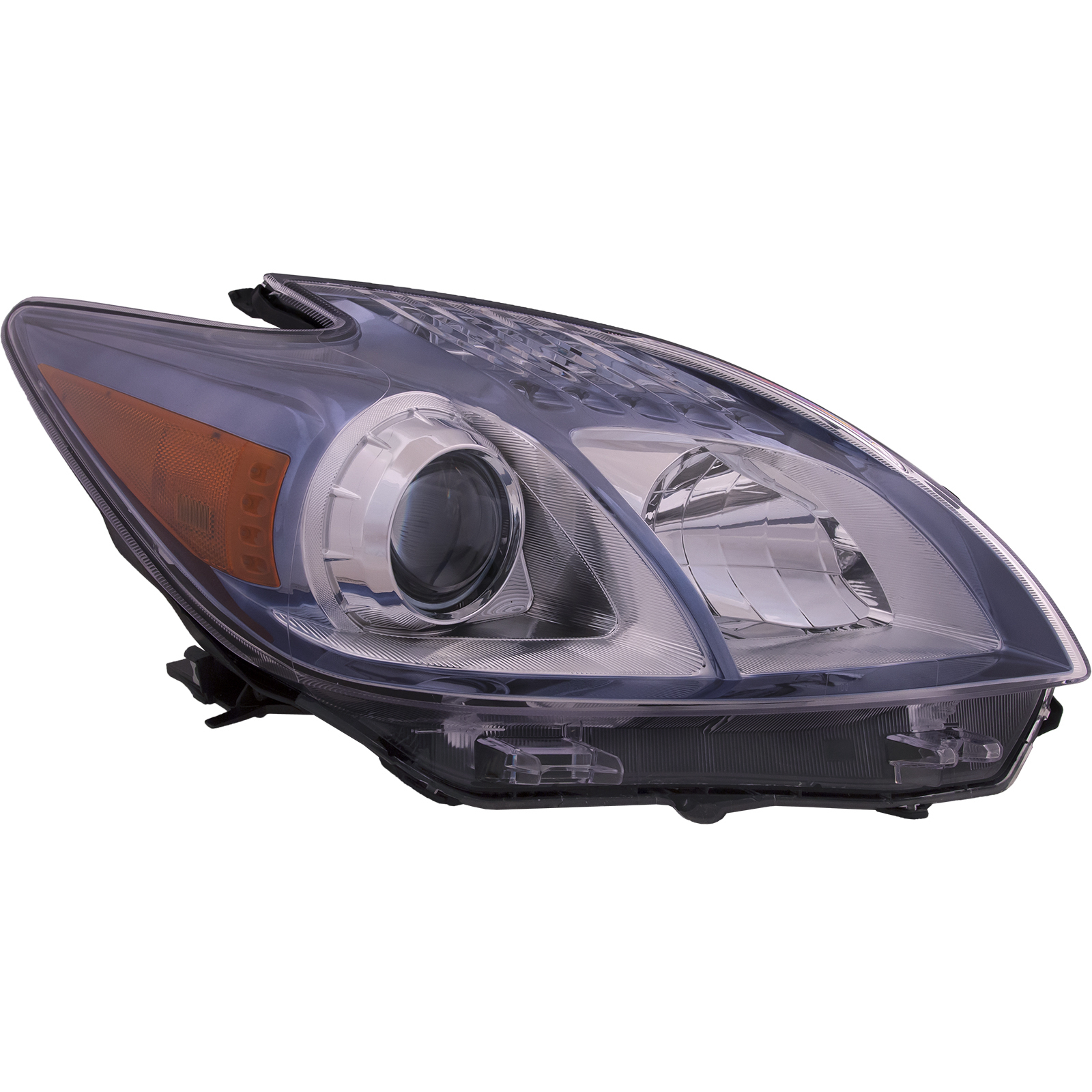 Right Passenger Side Headlight For 12-15 Toyota Prius Plug-In; CAPA Certified