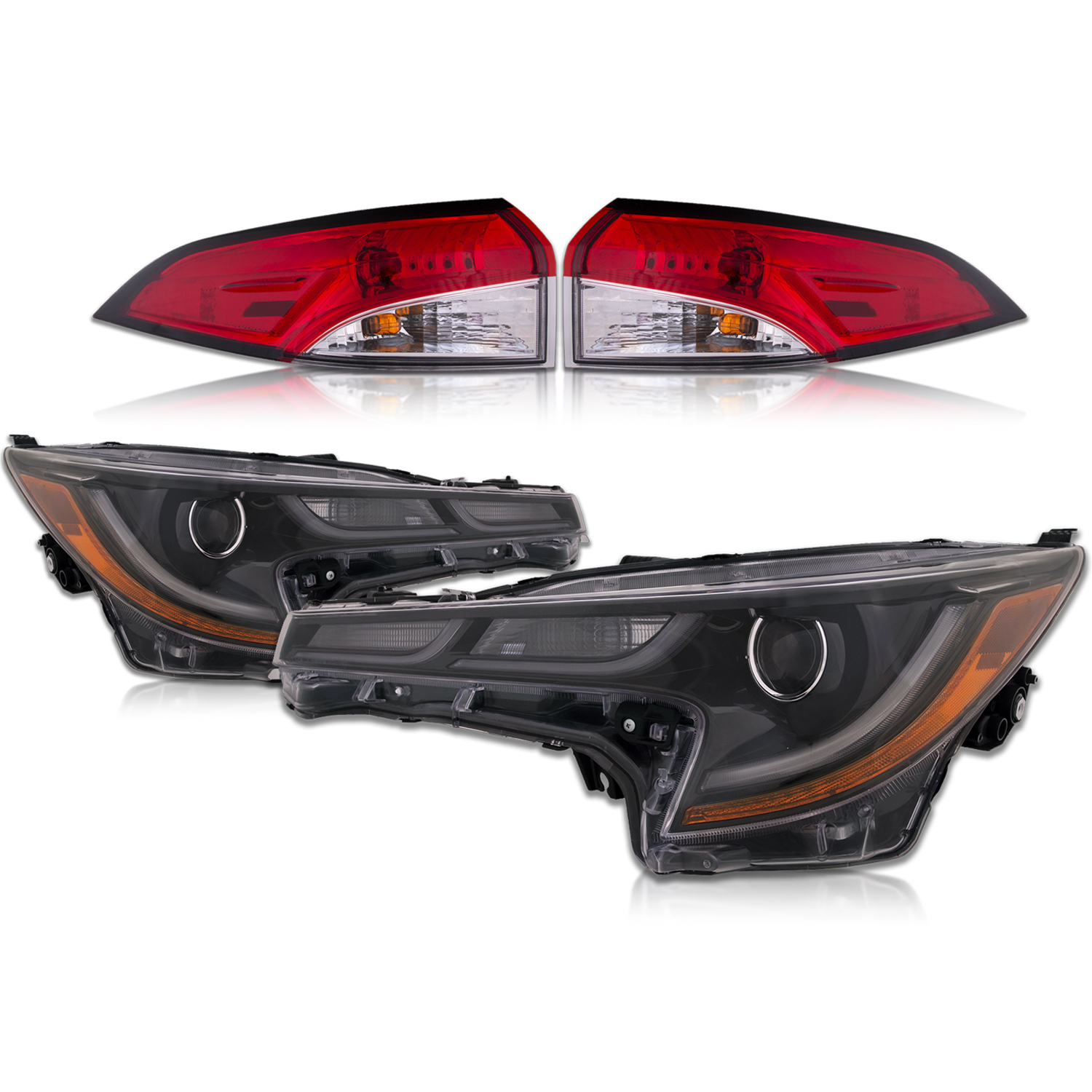 Headlight Set For 20-22 Toyota Corolla; CAPA Certified