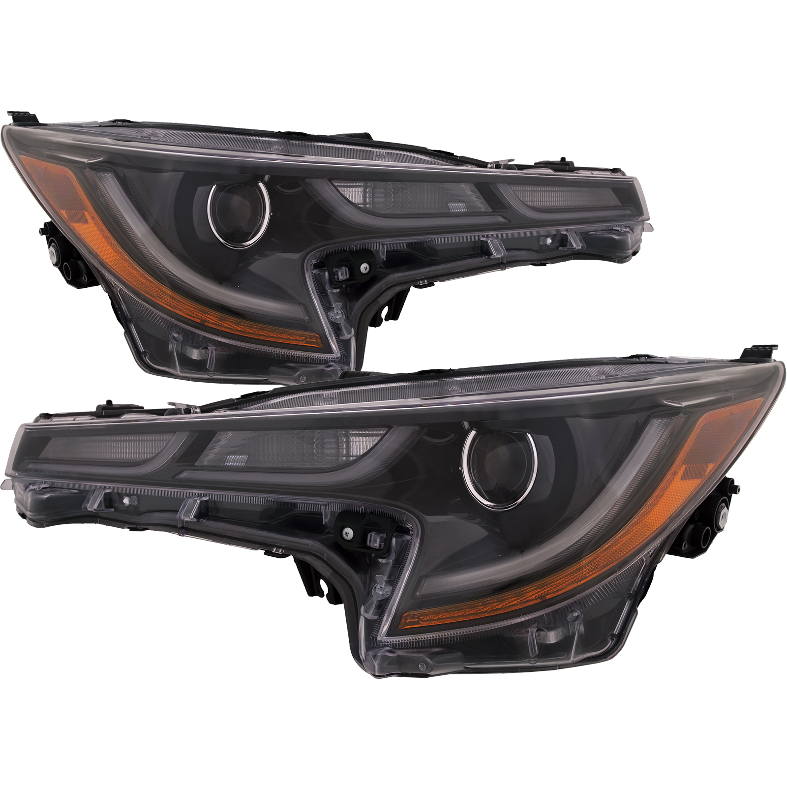 Headlight Set For 20-22 Toyota Corolla; CAPA Certified