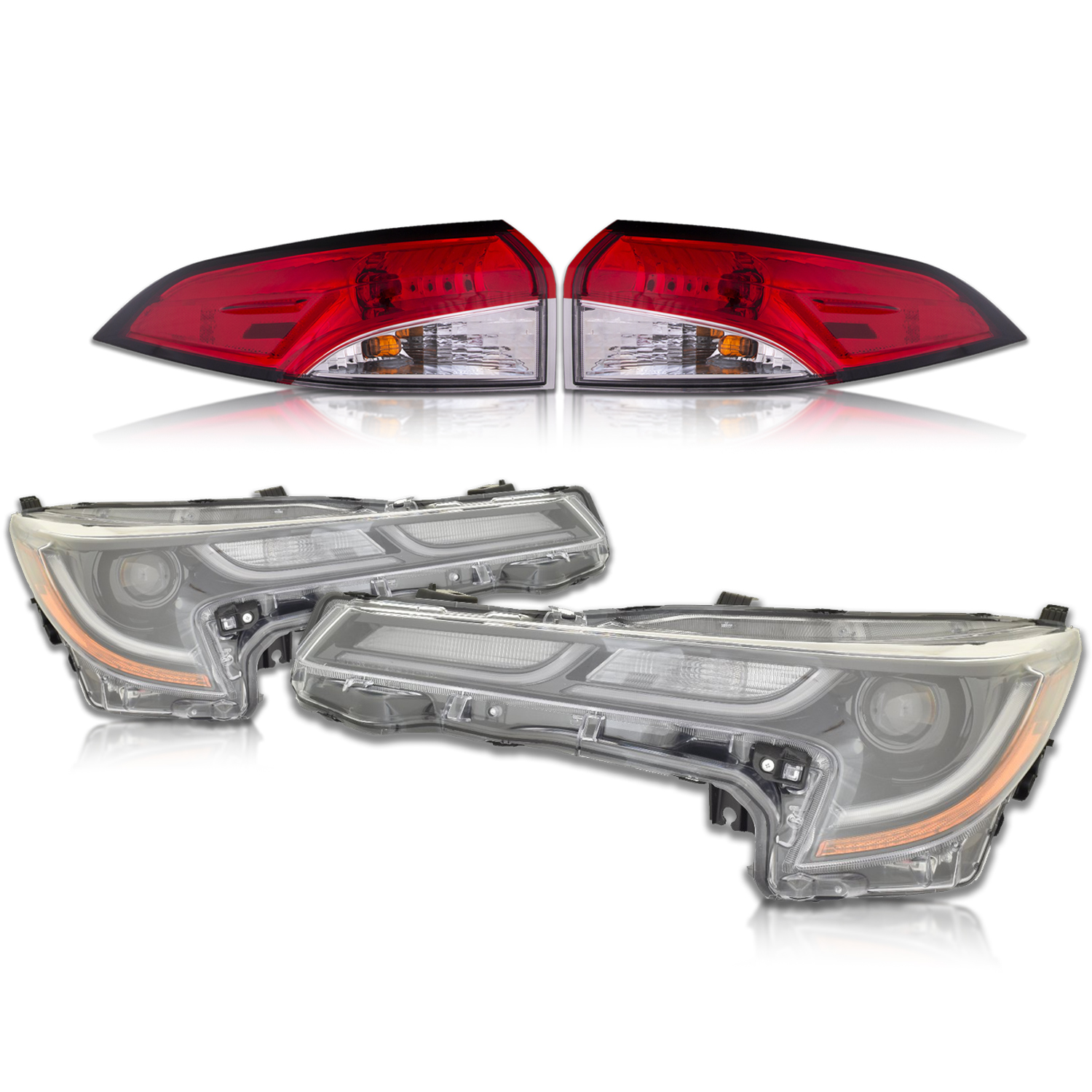 Headlight Set For 20-22 Toyota Corolla; CAPA Certified