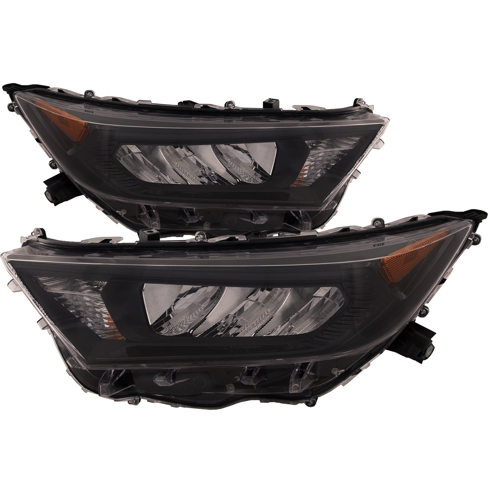 Headlight Set For 19-24 Toyota RAV4; CAPA Certified