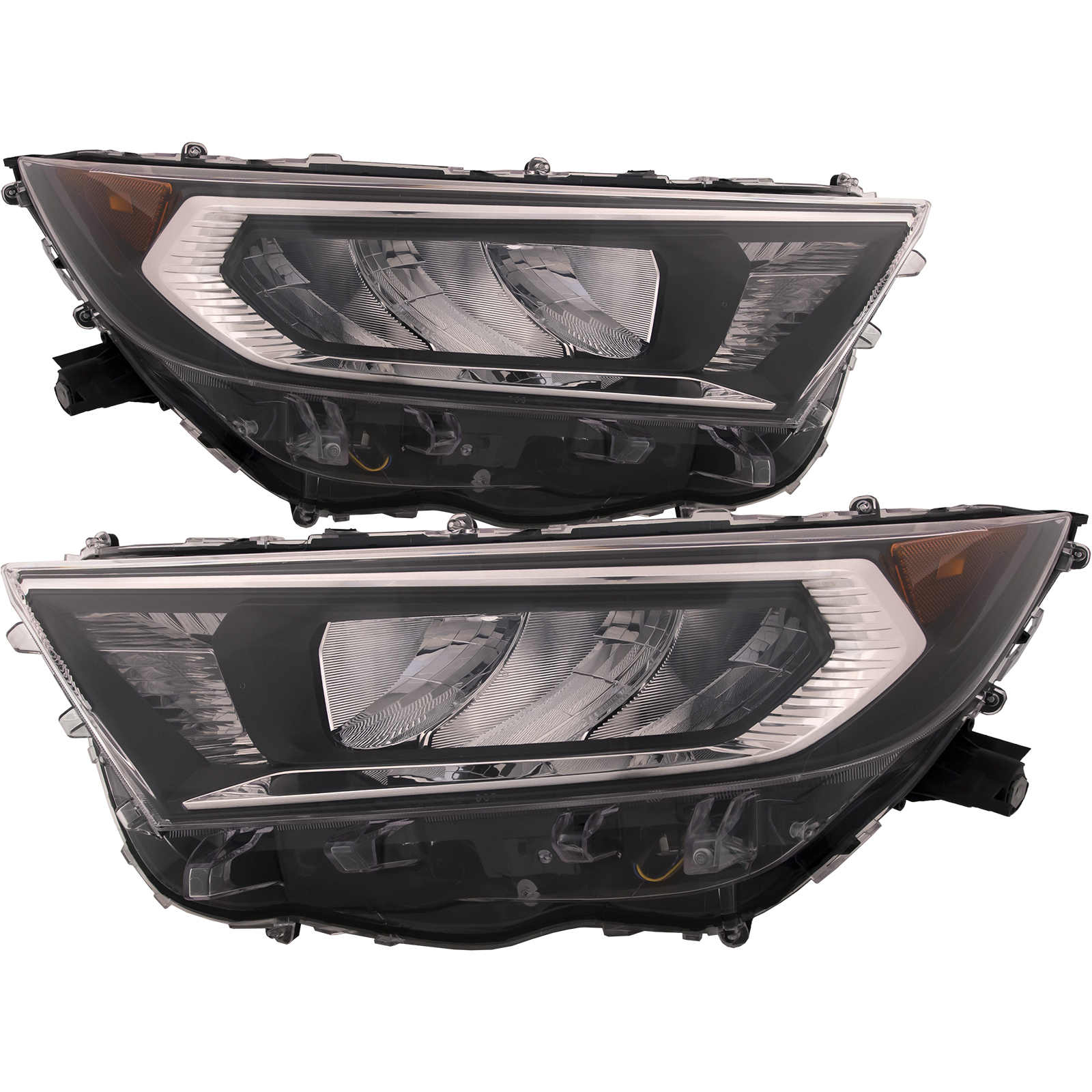 Headlight Set For 19-22 Toyota RAV4; CAPA Certified