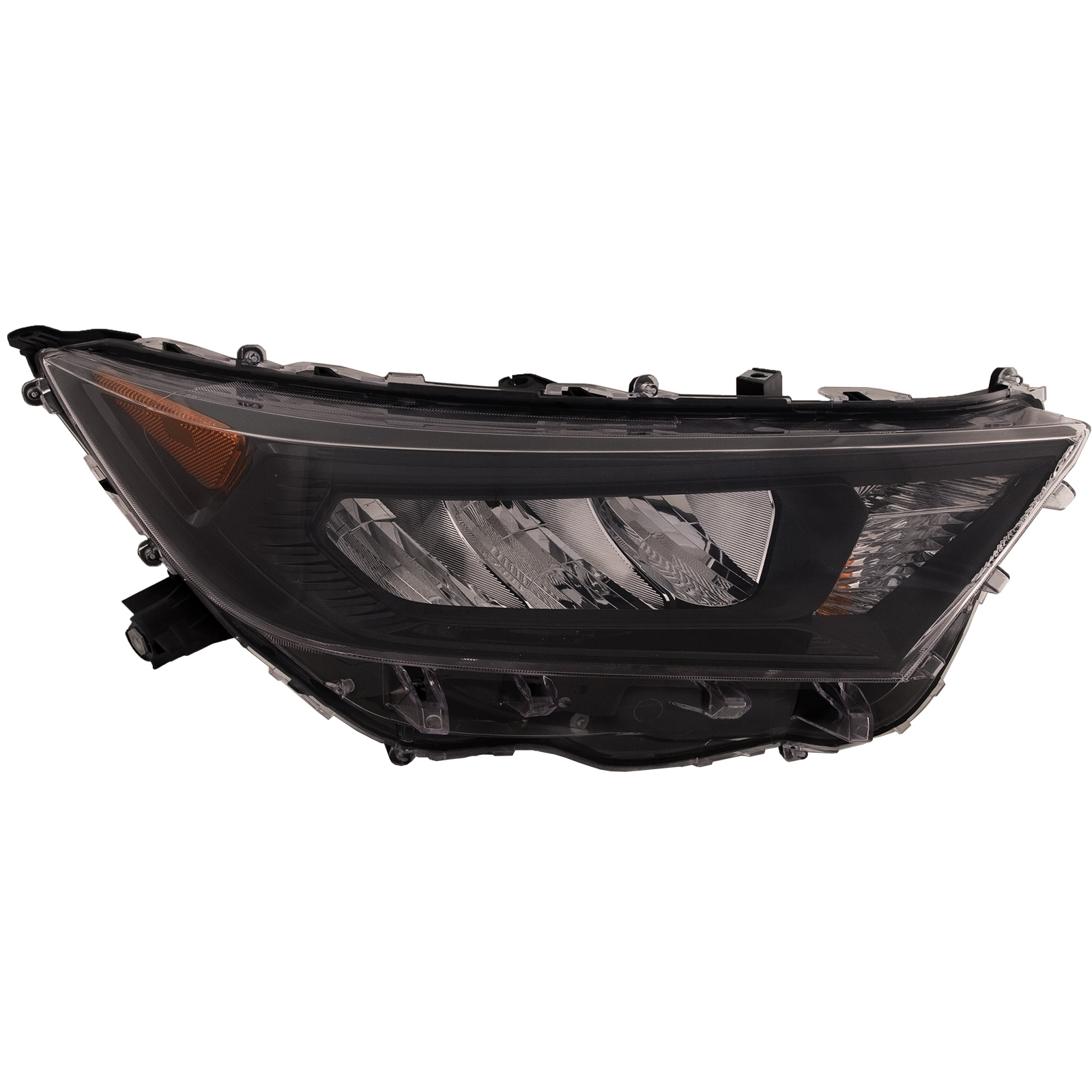 Right Passenger Side Headlight For 19-24 Toyota RAV4; CAPA Certified