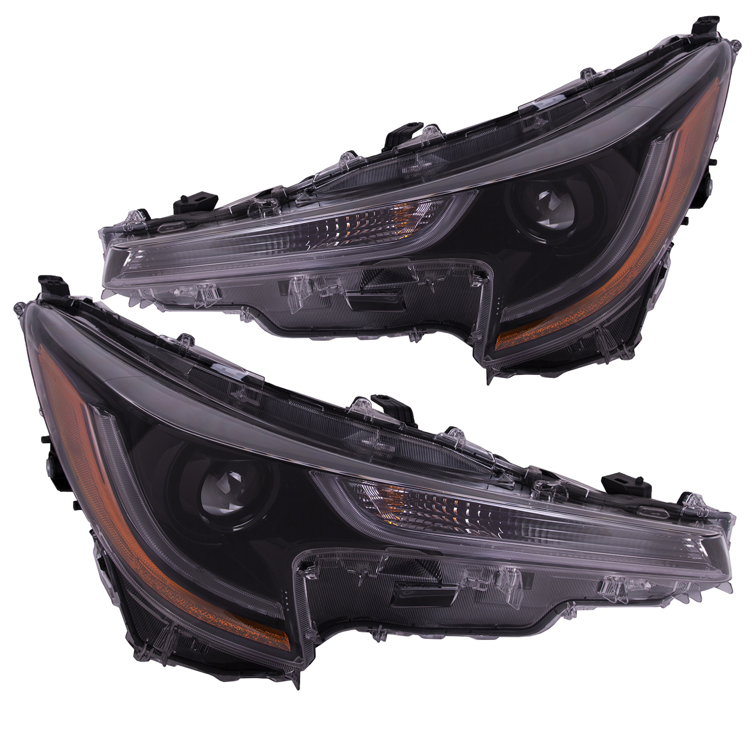 Headlight Set For 20-22 Toyota Corolla; CAPA Certified
