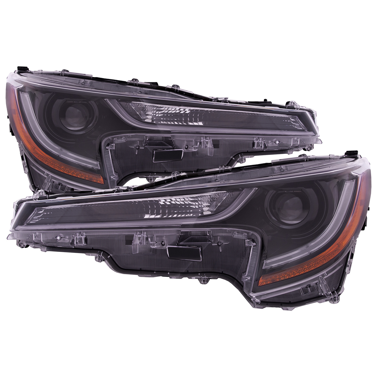 Headlight Set For 20-22 Toyota Corolla; CAPA Certified