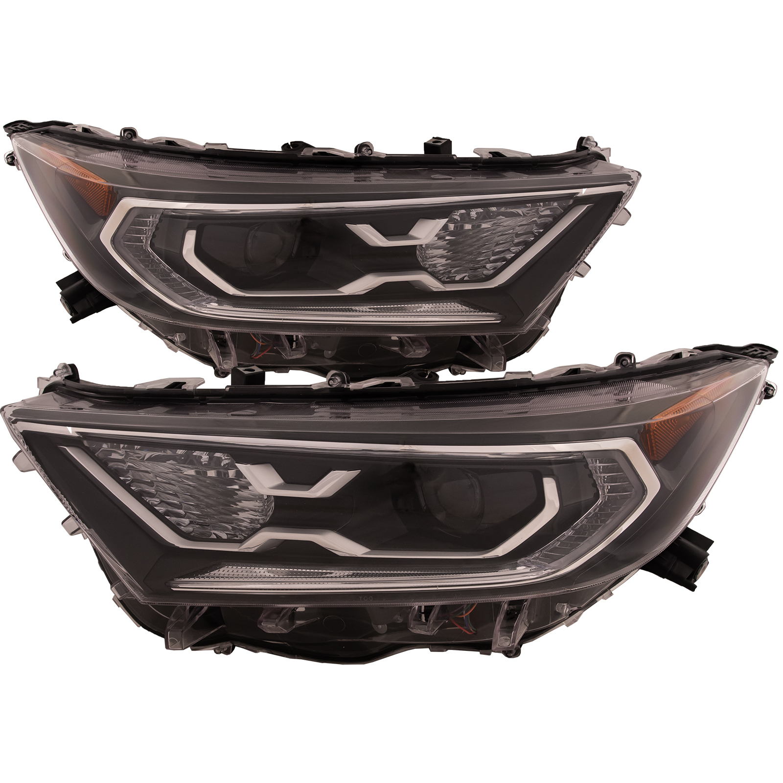 Headlight Set For 19-21 Toyota RAV4; CAPA Certified