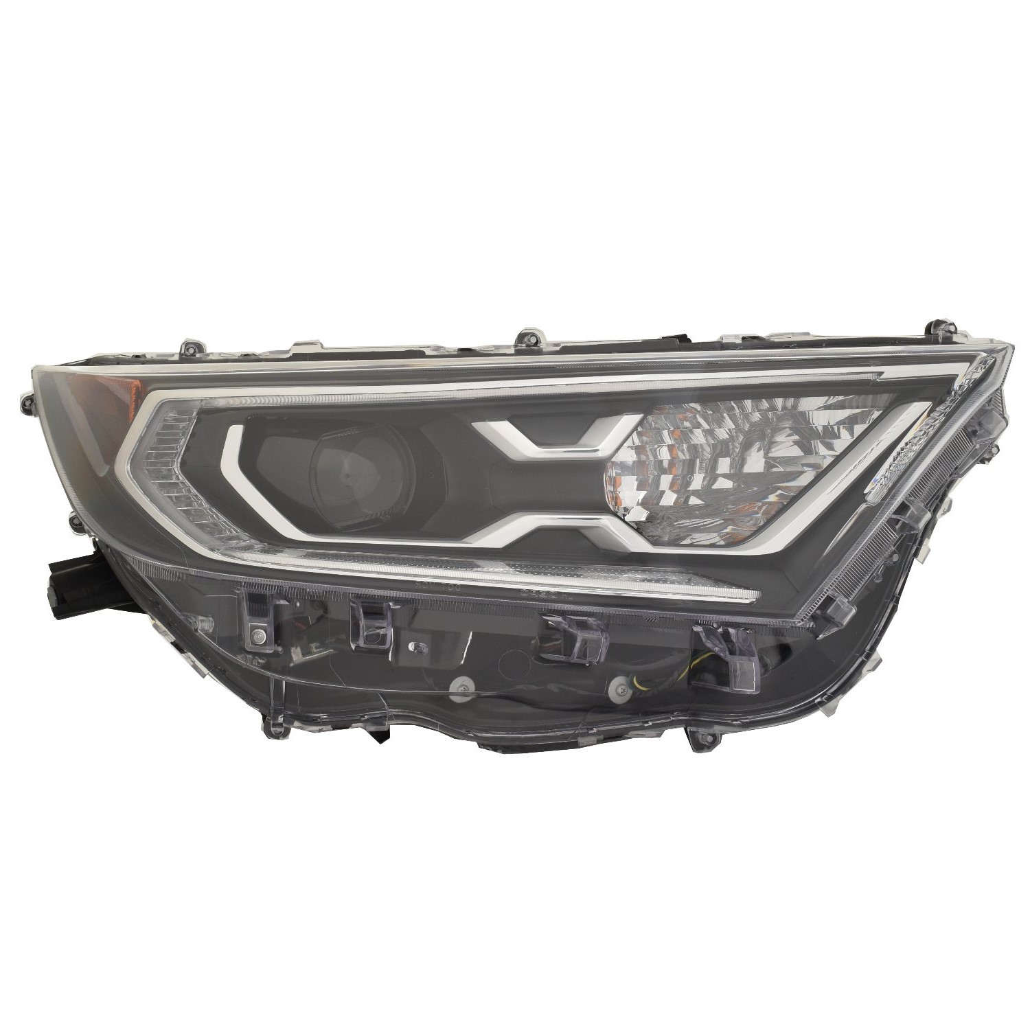 Right Passenger Side Headlight For 19-21 Toyota RAV4; CAPA Certified
