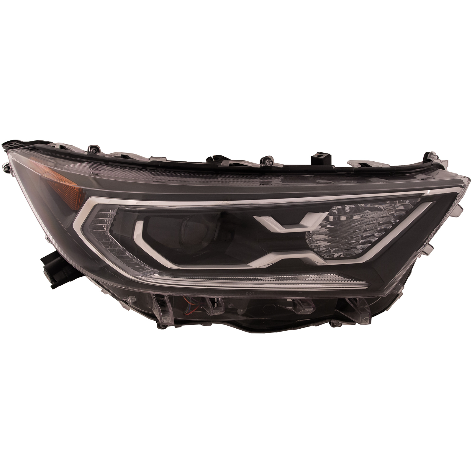 Right Passenger Side Headlight For 19-21 Toyota RAV4; CAPA Certified
