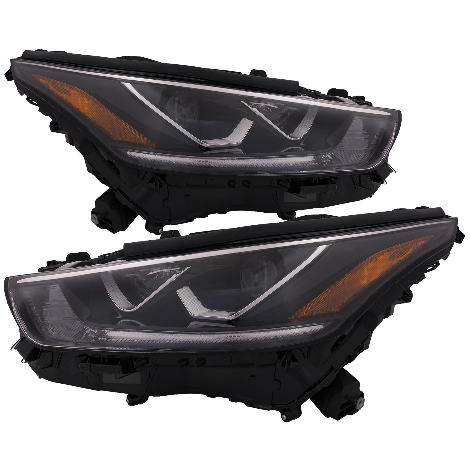 Headlight Set For 20-25 Toyota Highlander; CAPA Certified