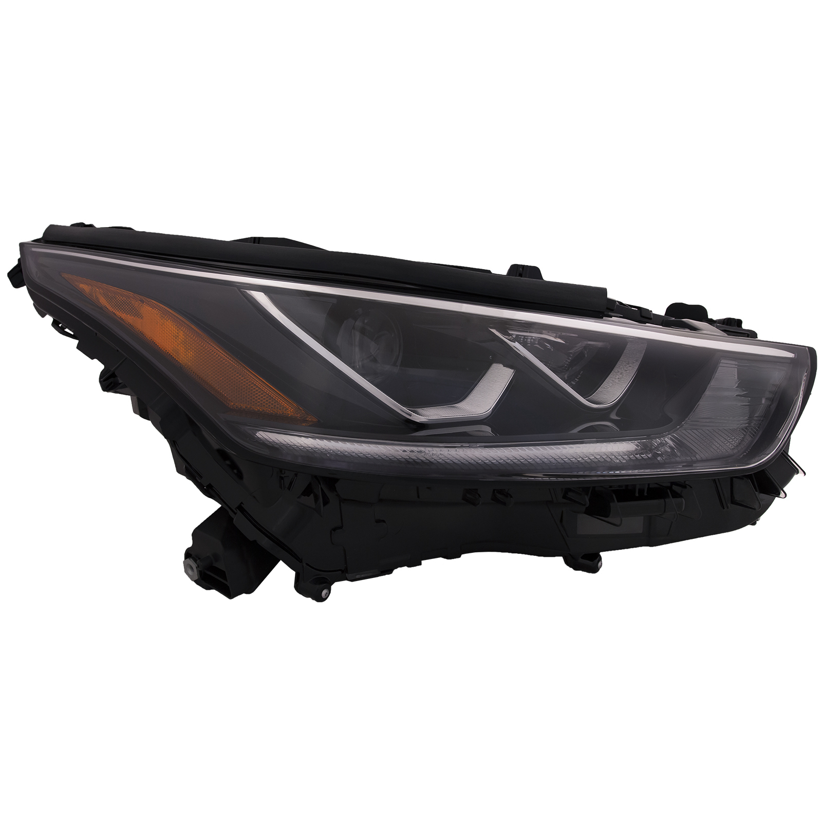 Right Passenger Side Headlight For 20-25 Toyota Highlander; CAPA Certified