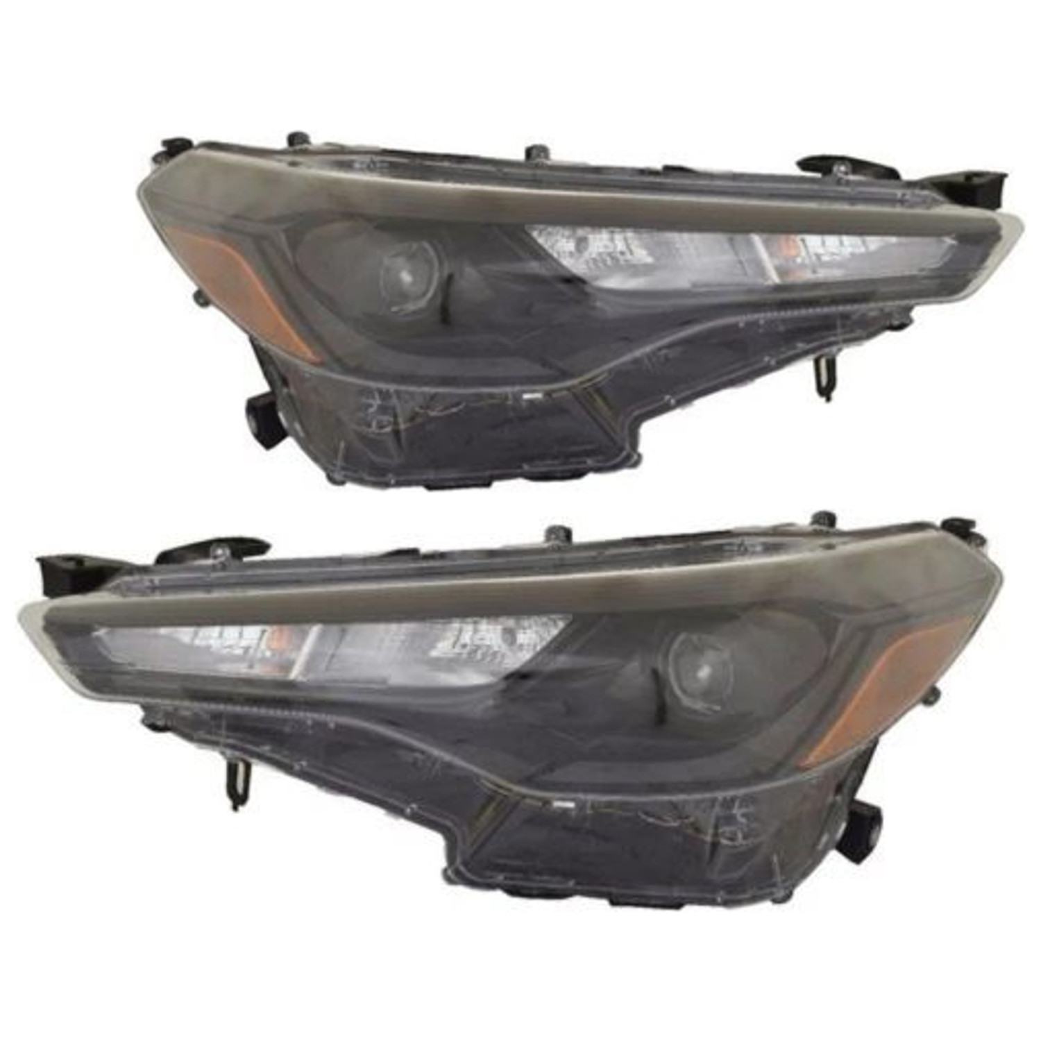Headlight Set For 24-25 Toyota Corolla Cross; CAPA Certified