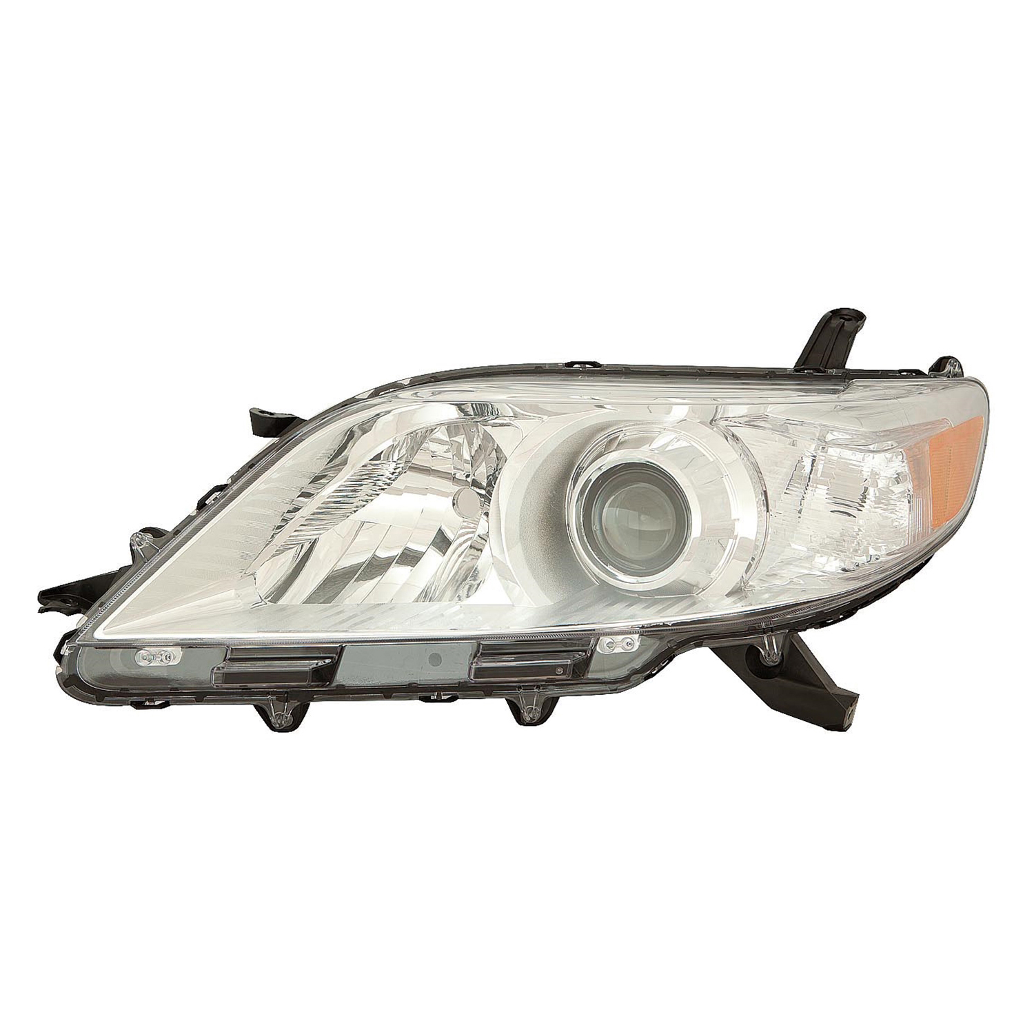 Left Driver Side Headlight For 11-14 Toyota Sienna; CAPA Certified