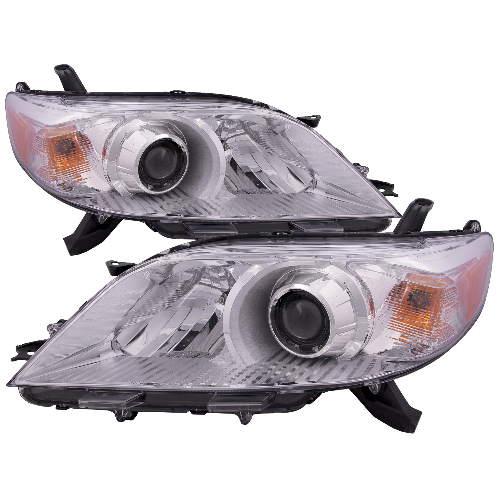 Headlight Set For 11-20 Toyota Sienna; CAPA Certified